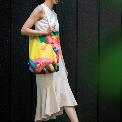 RAINBOW CONNECTION COLLECTION - SOFT CANVAS TOTE BAG