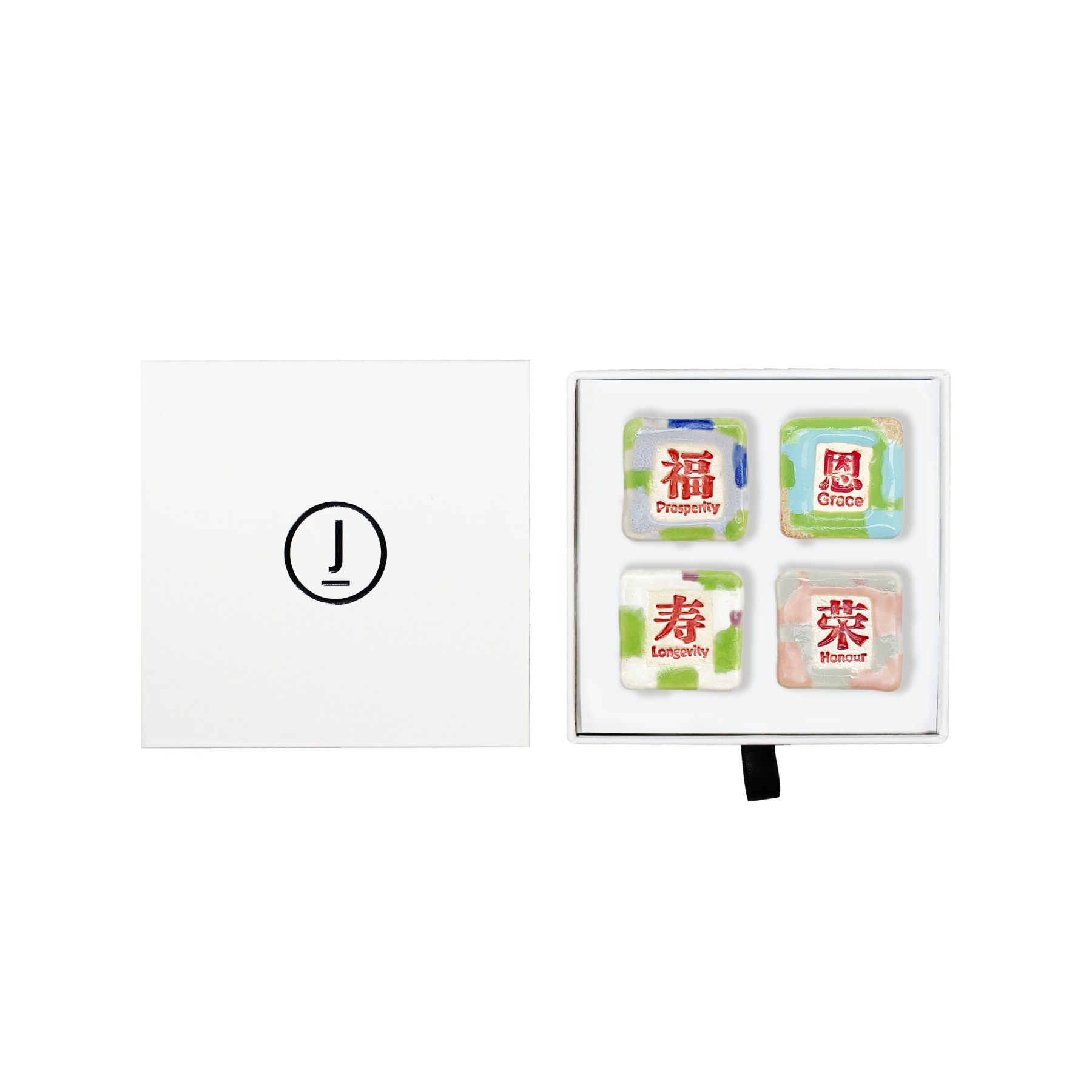 FAMILY VALUES MAGNETS (SET OF 4)