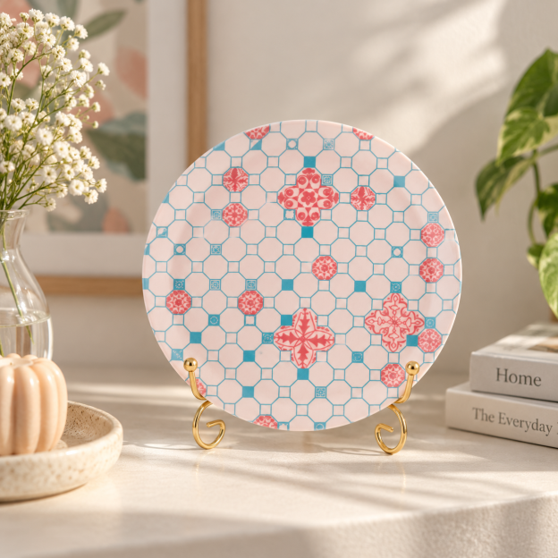 MY HOME COLLECTION - PERANAKAN MOSAIC BONE CHINA PLATE