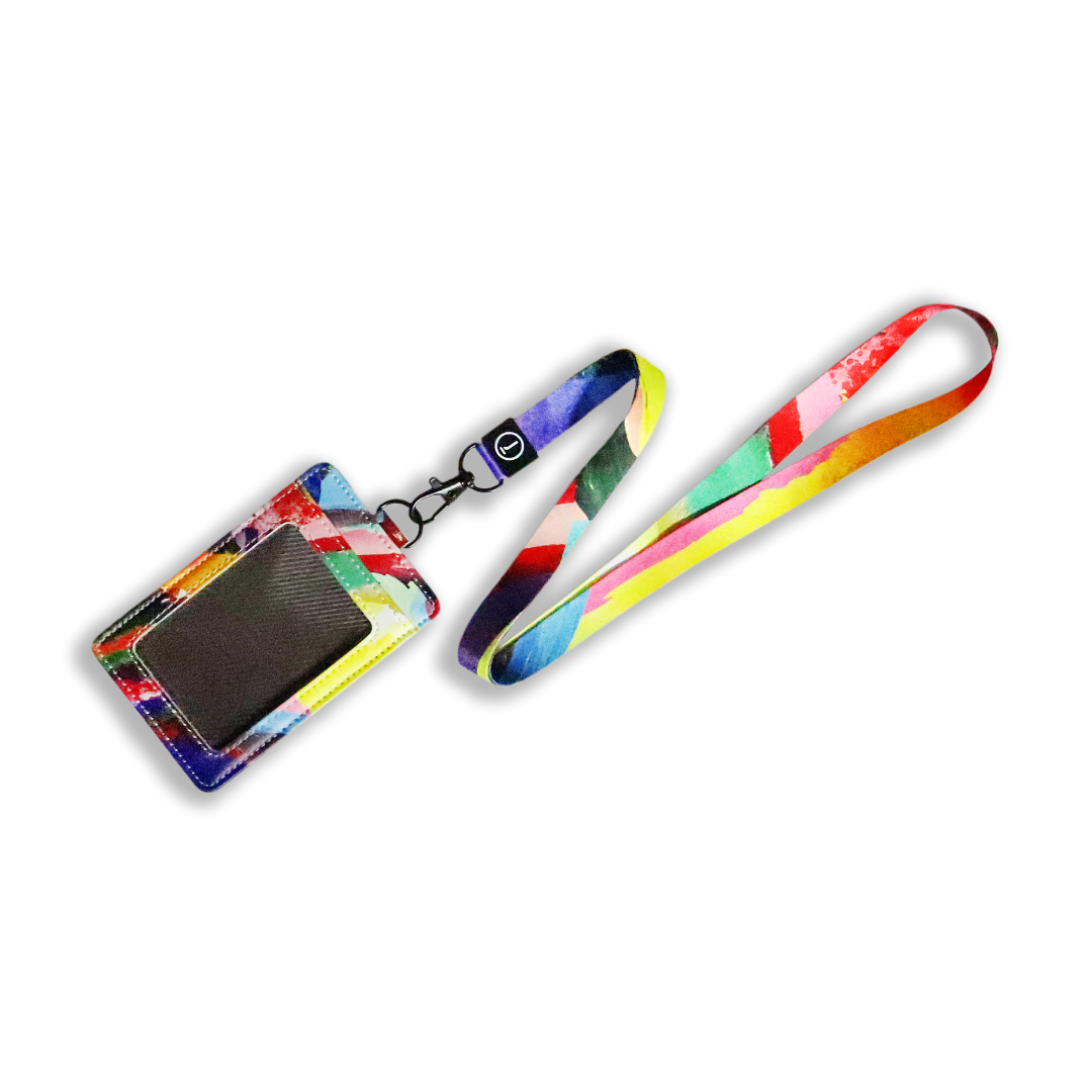 RAINBOW CONNECTION COLLECTION - LANYARD WITH CARDHOLDER