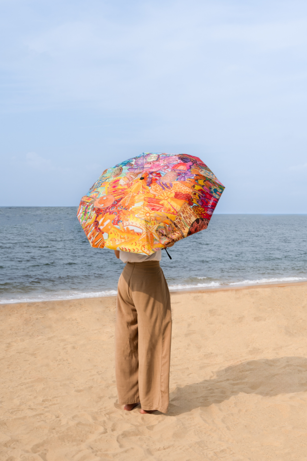 SEA MY WORLD COLLECTION - COMPACT UMBRELLA