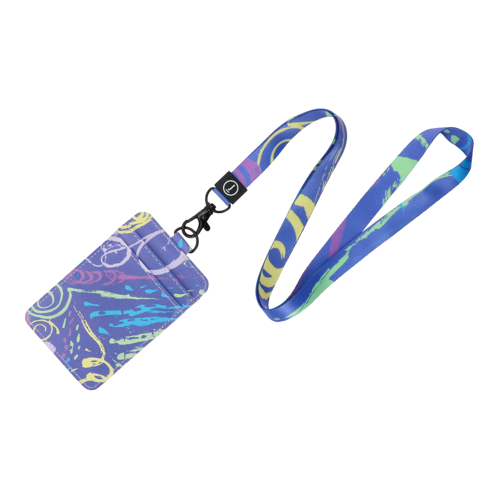 SWIRL COLLECTION - LANYARD WITH CARDHOLDER