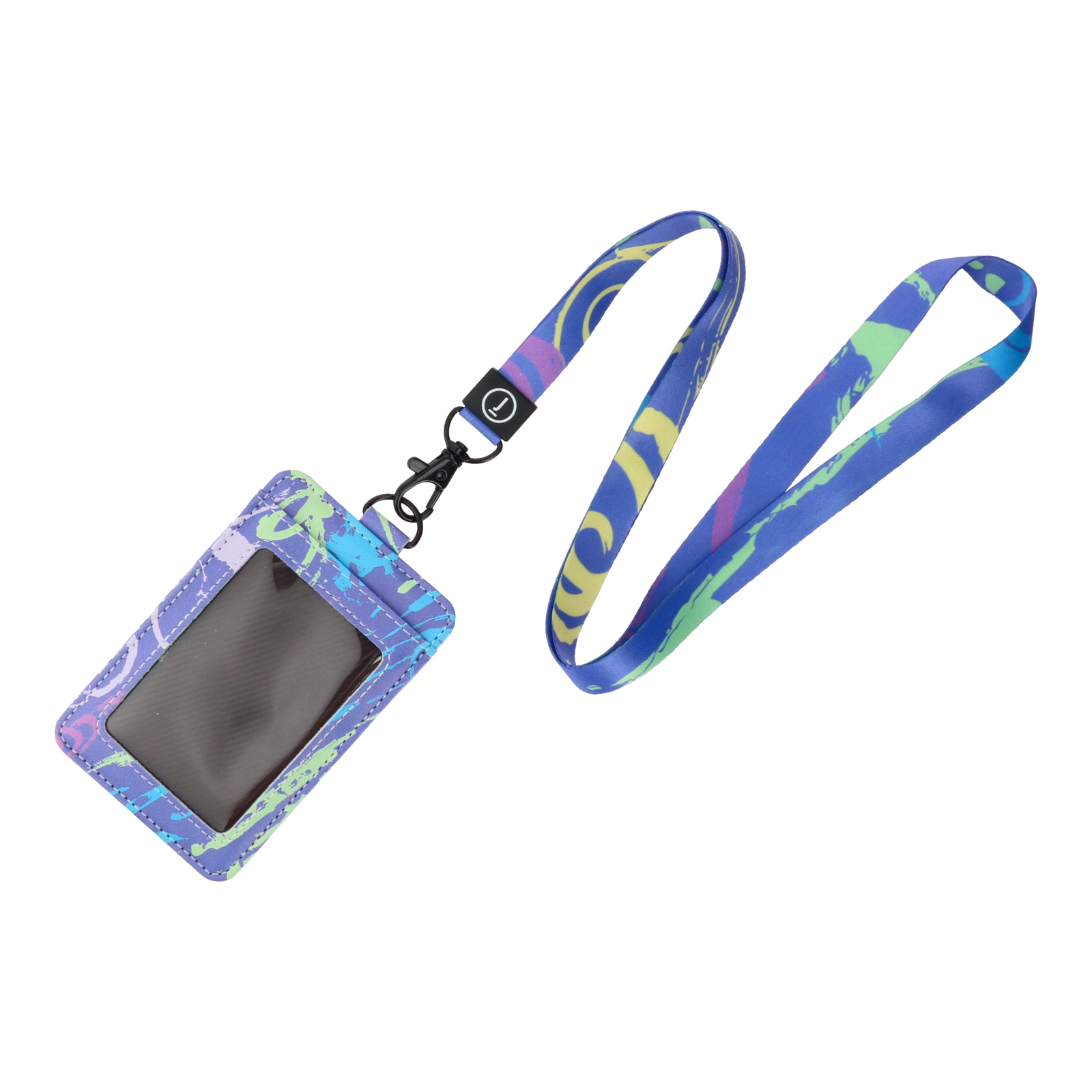 SWIRL COLLECTION - LANYARD WITH CARDHOLDER