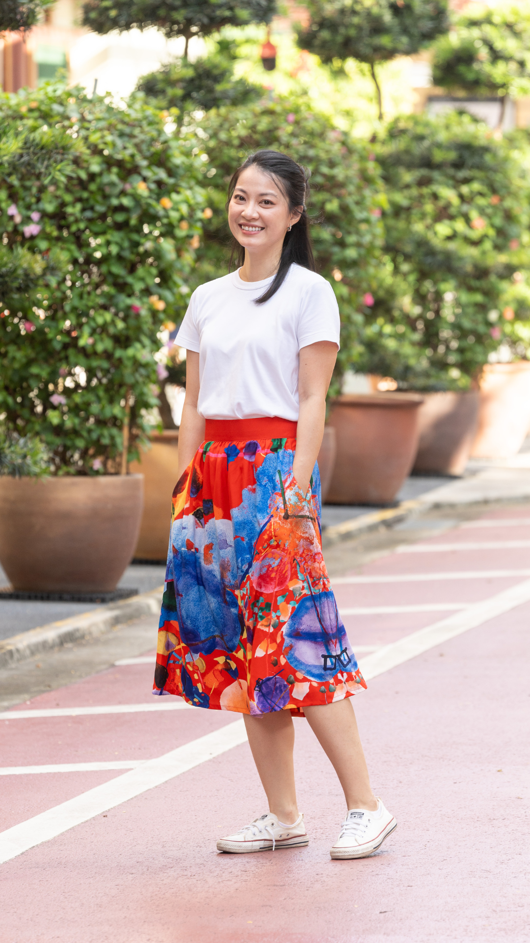 THE INFINITE WITHIN COLLECTION -  GATHERED SKIRT