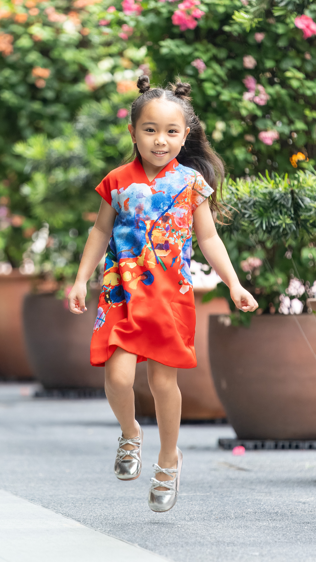 THE INFINITE WITHIN COLLECTION - GIRL'S  A LINE DRESS