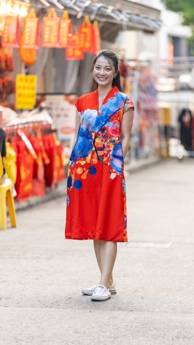 THE INFINITE WITHIN COLLECTION - A LINE DRESS