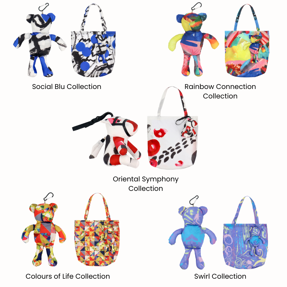 TEDDY BEAR RECYCLING BAG BLIND BOX