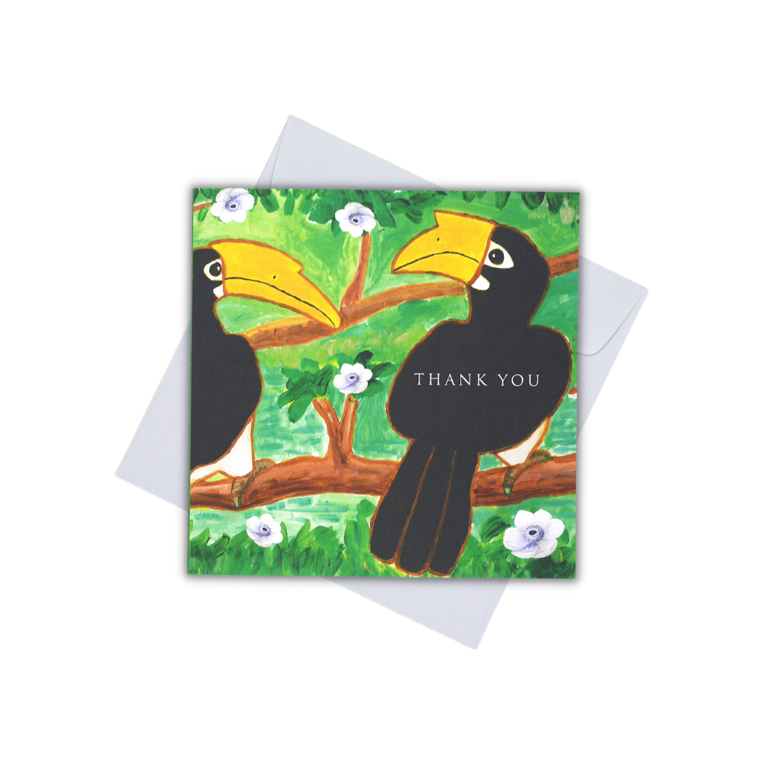 CARD - THANK YOU (SINGAPORE BIRDS)