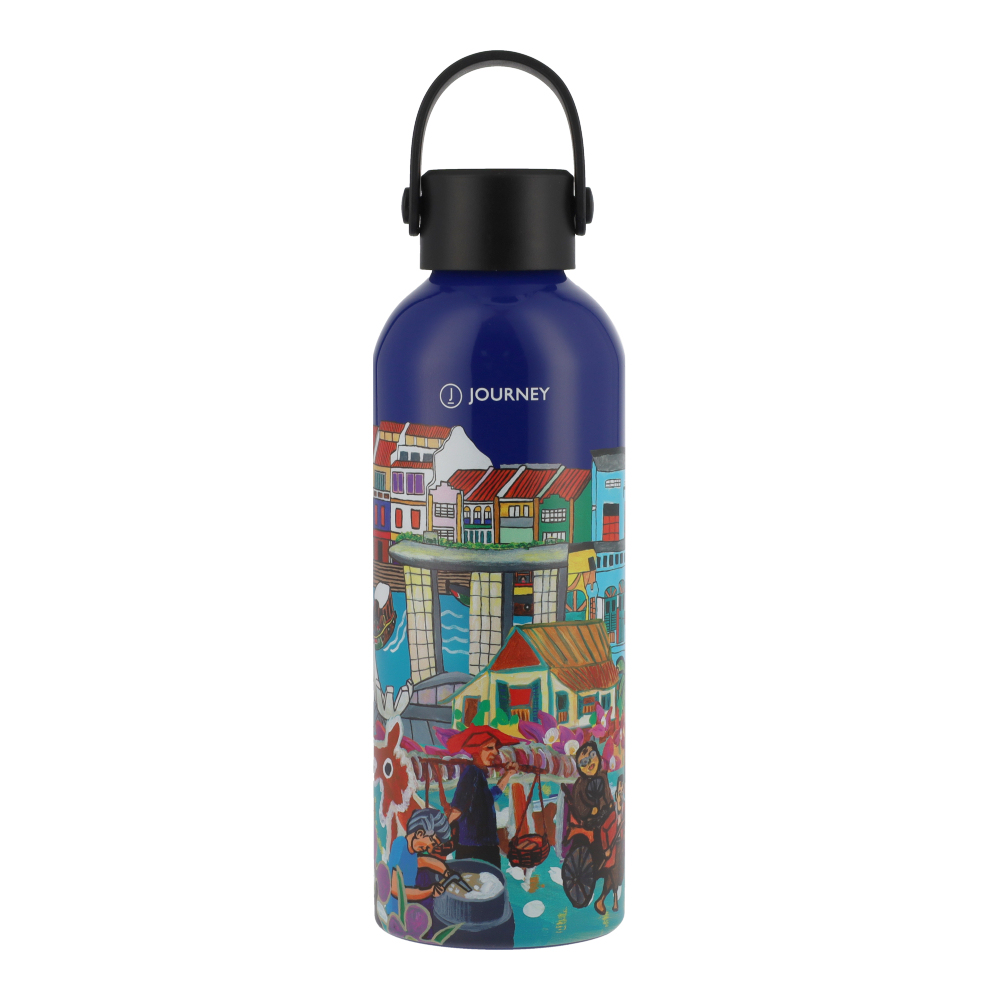 THREADS OF SINGAPORE COLLECTION - INSULATED WATER BOTTLE