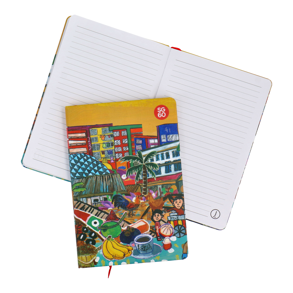 THREADS OF SINGAPORE COLLECTION - HARDCOVER NOTEBOOK
