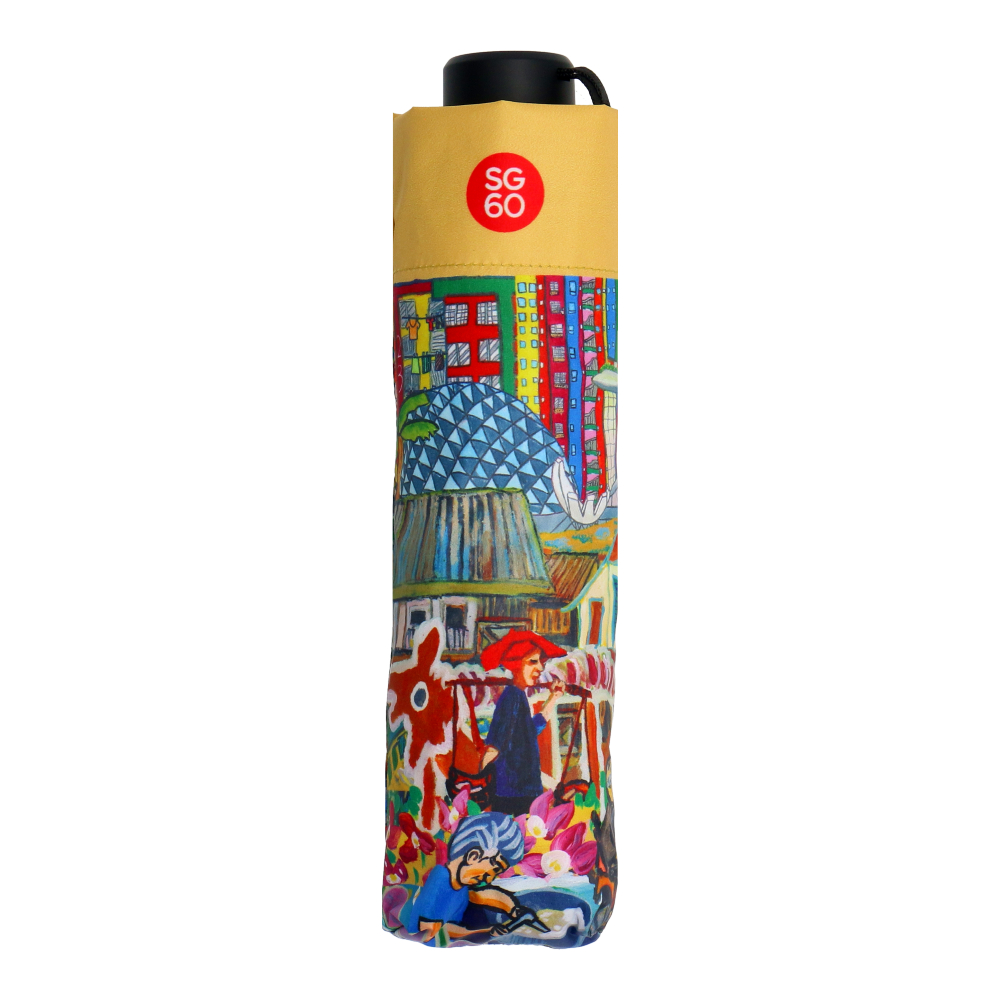 THREADS OF SINGAPORE COLLECTION - COMPACT UMBRELLA
