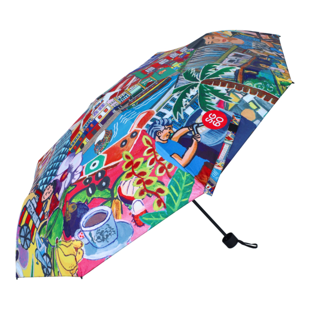 THREADS OF SINGAPORE COLLECTION - COMPACT UMBRELLA