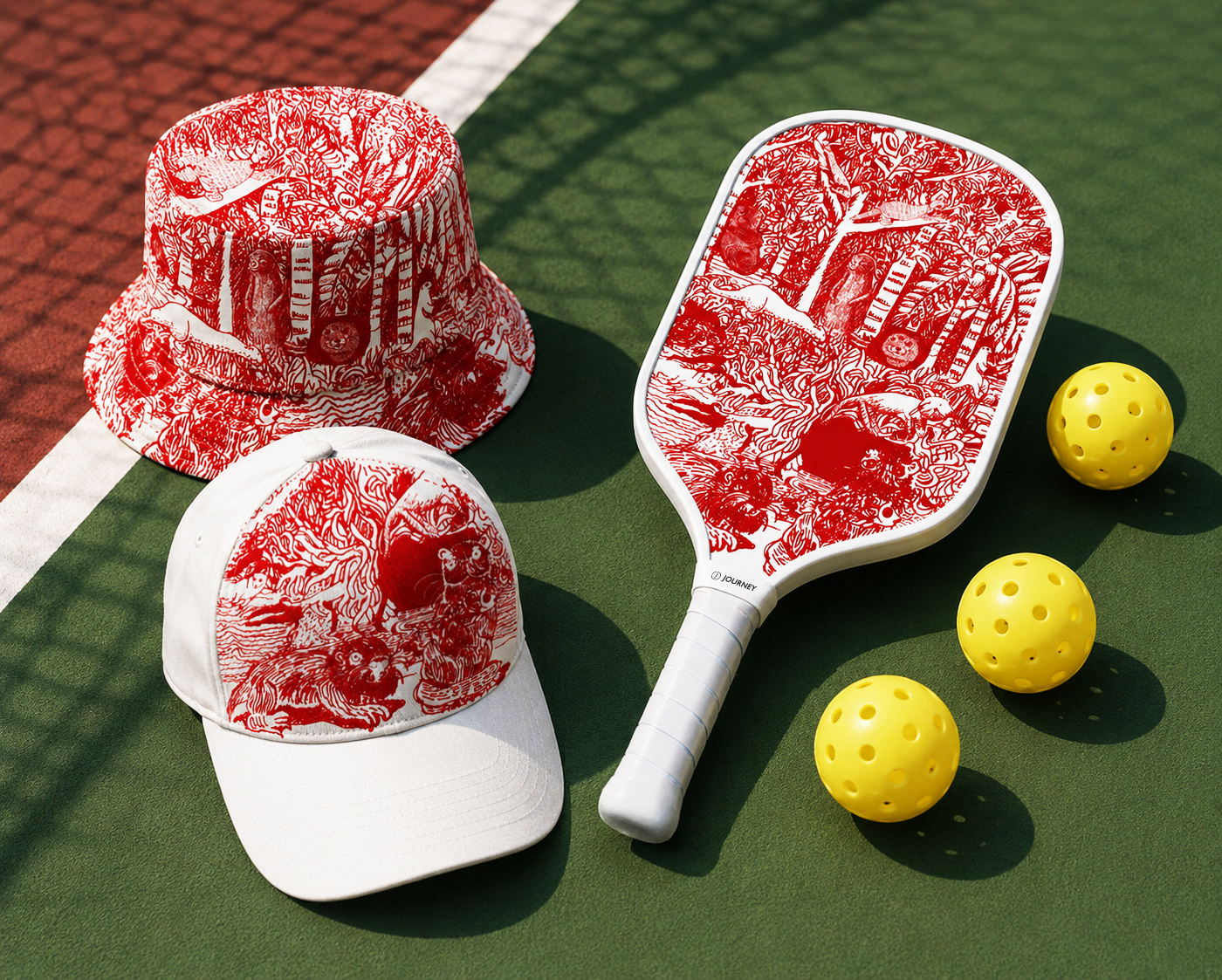 TOGETHER AS ONE (OTTER) COLLECTION - PICKLEBALL PADDLE