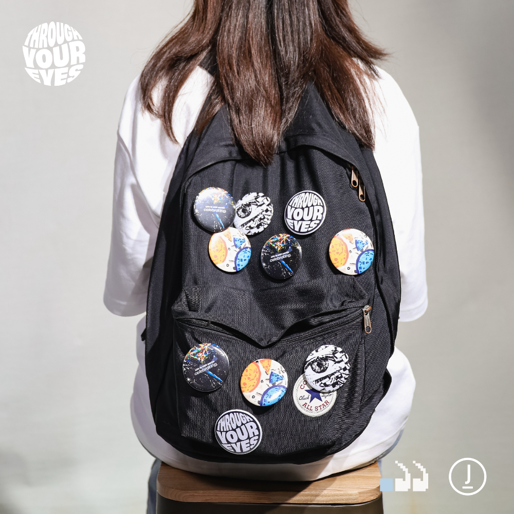 (PRE-ORDER) THROUGH YOUR EYES - BADGES (SET OF 4)