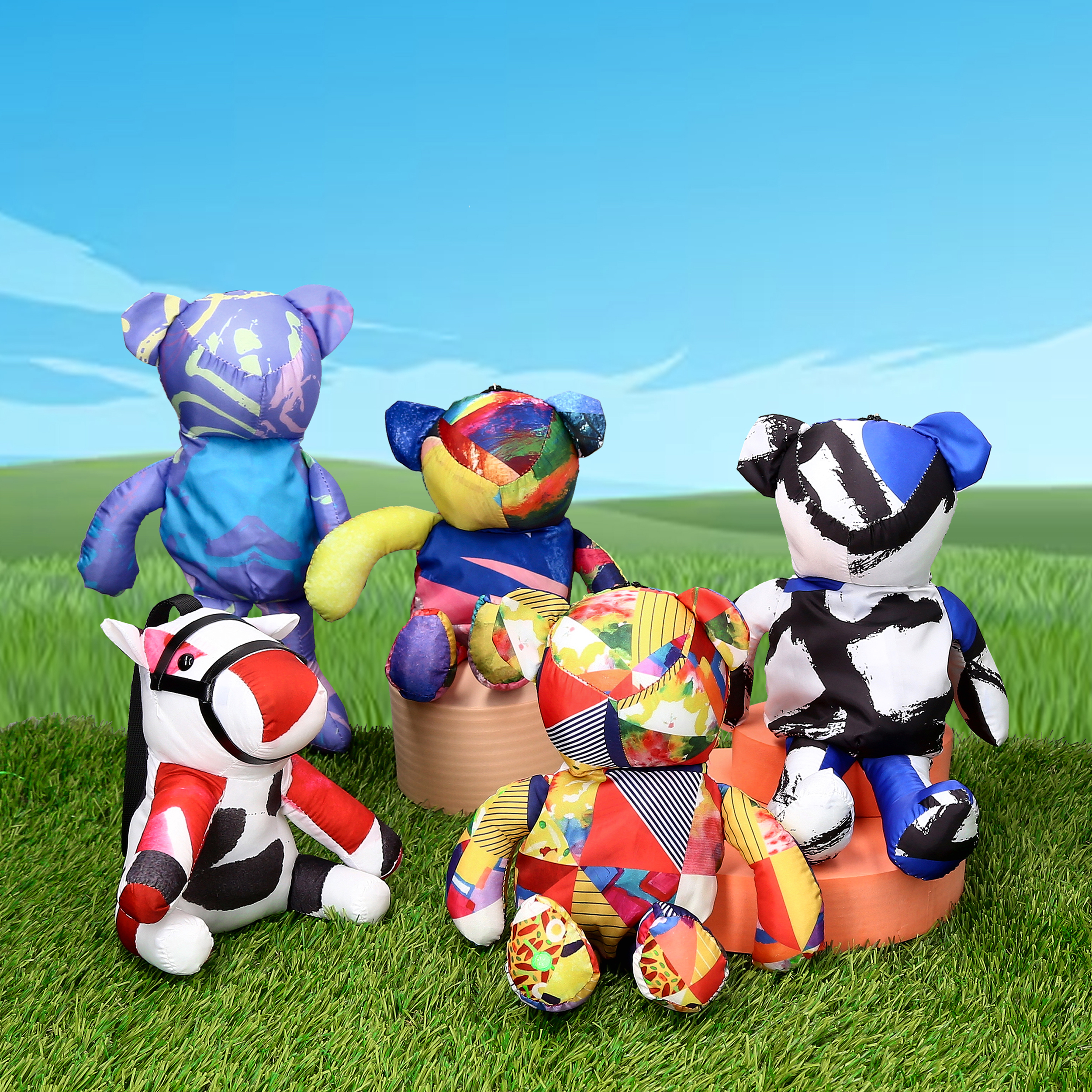 TEDDY BEAR RECYCLING BAG BLIND BOX