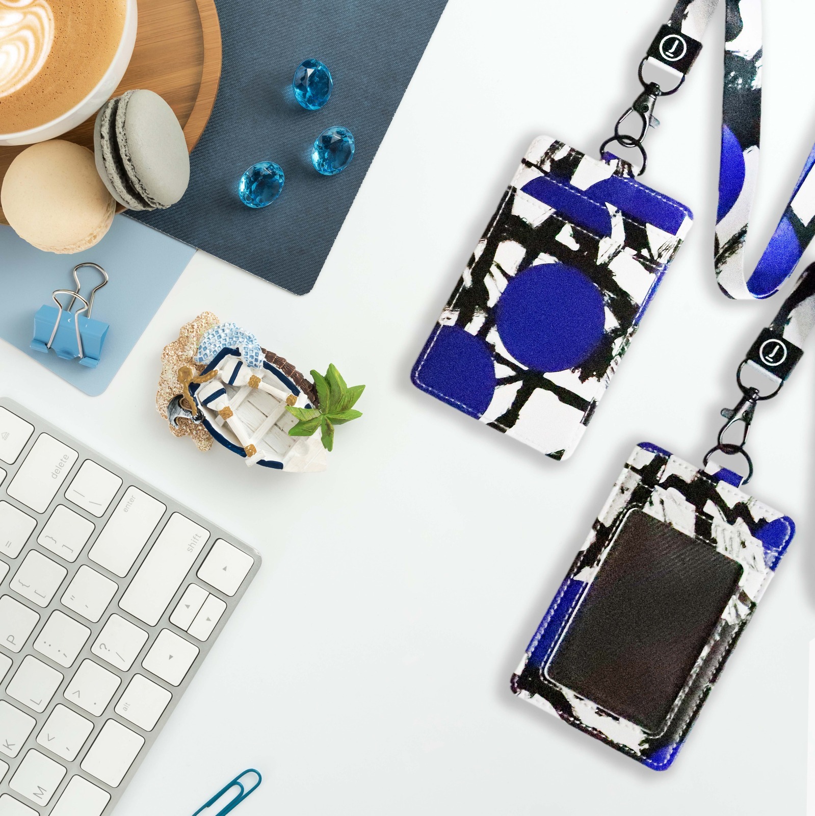 SOCIAL BLU COLLECTION - LANYARD WITH CARDHOLDER