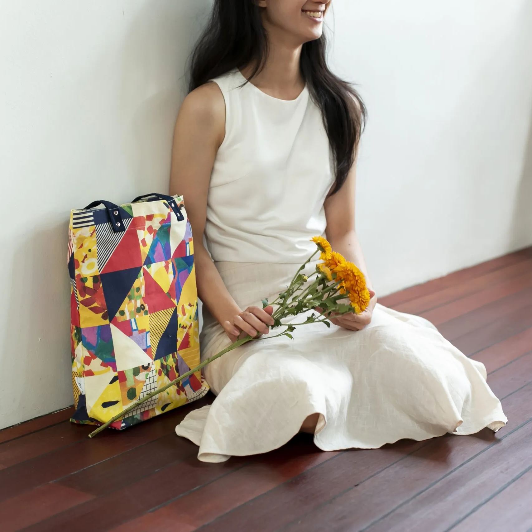 COLOURS OF LIFE COLLECTION - SOFT CANVAS TOTE BAG