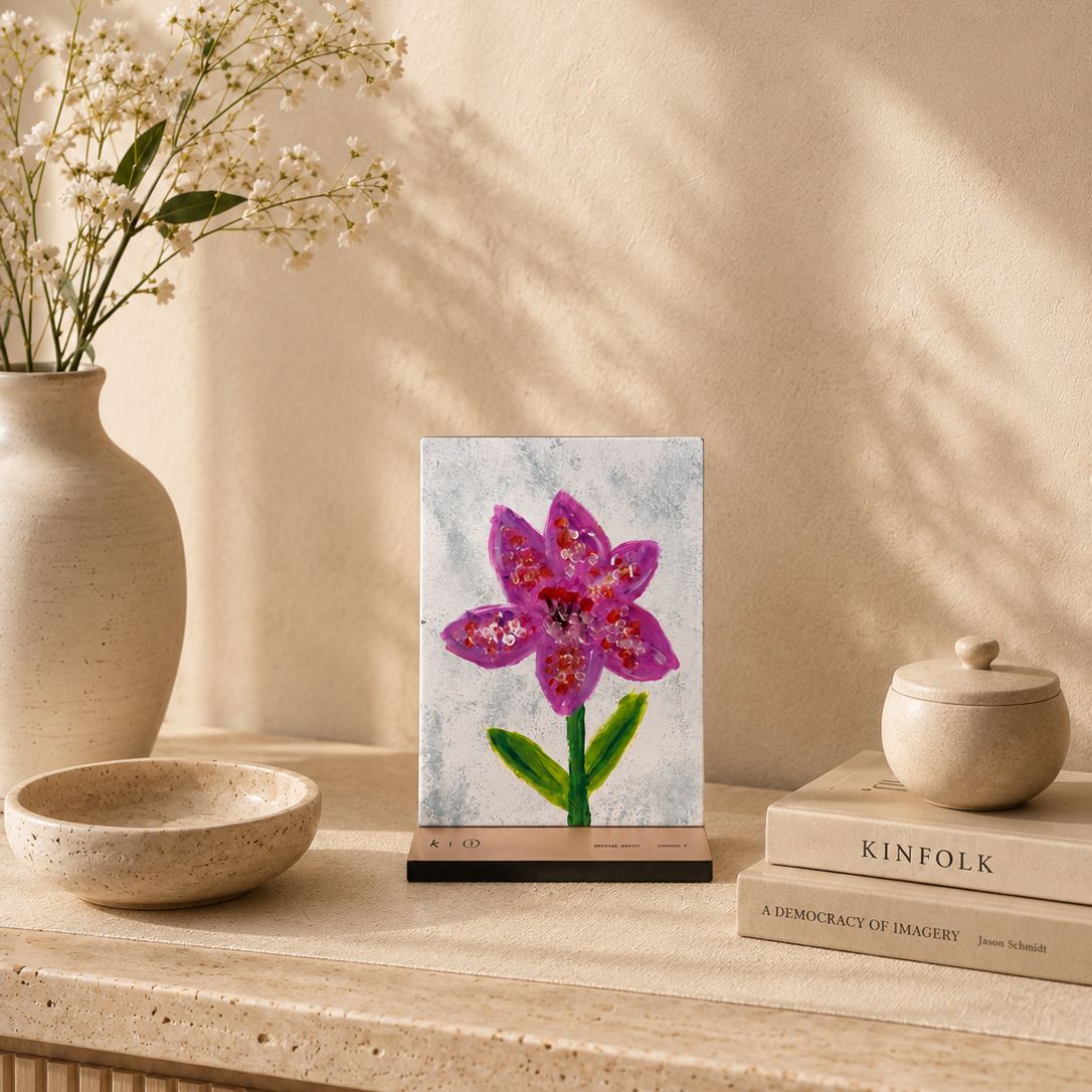 BLOOMING BLUSH BY CHEONG WAI FONG (MINI CANVAS)