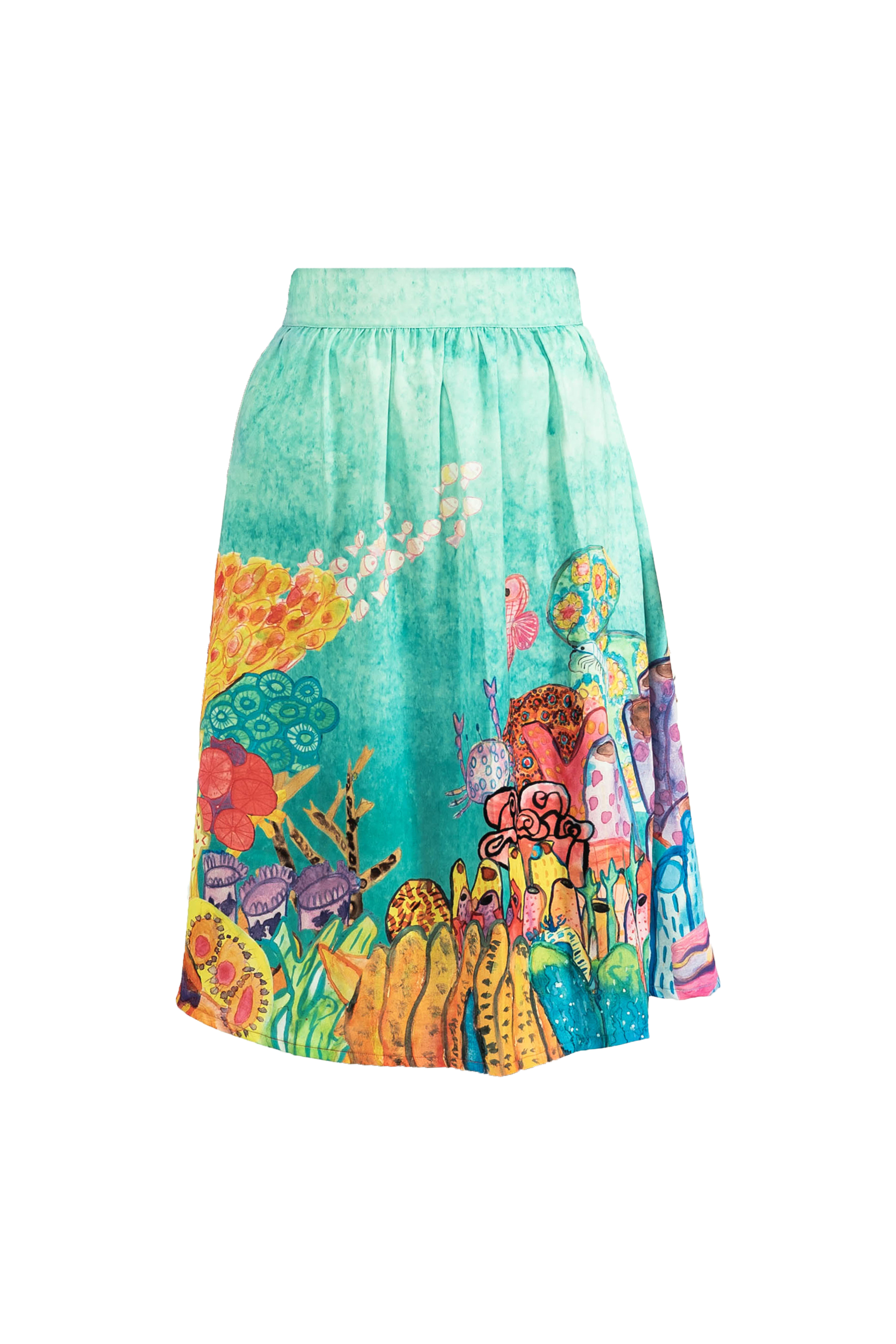 SEA MY WORLD COLLECTION - GATHERED SKIRT