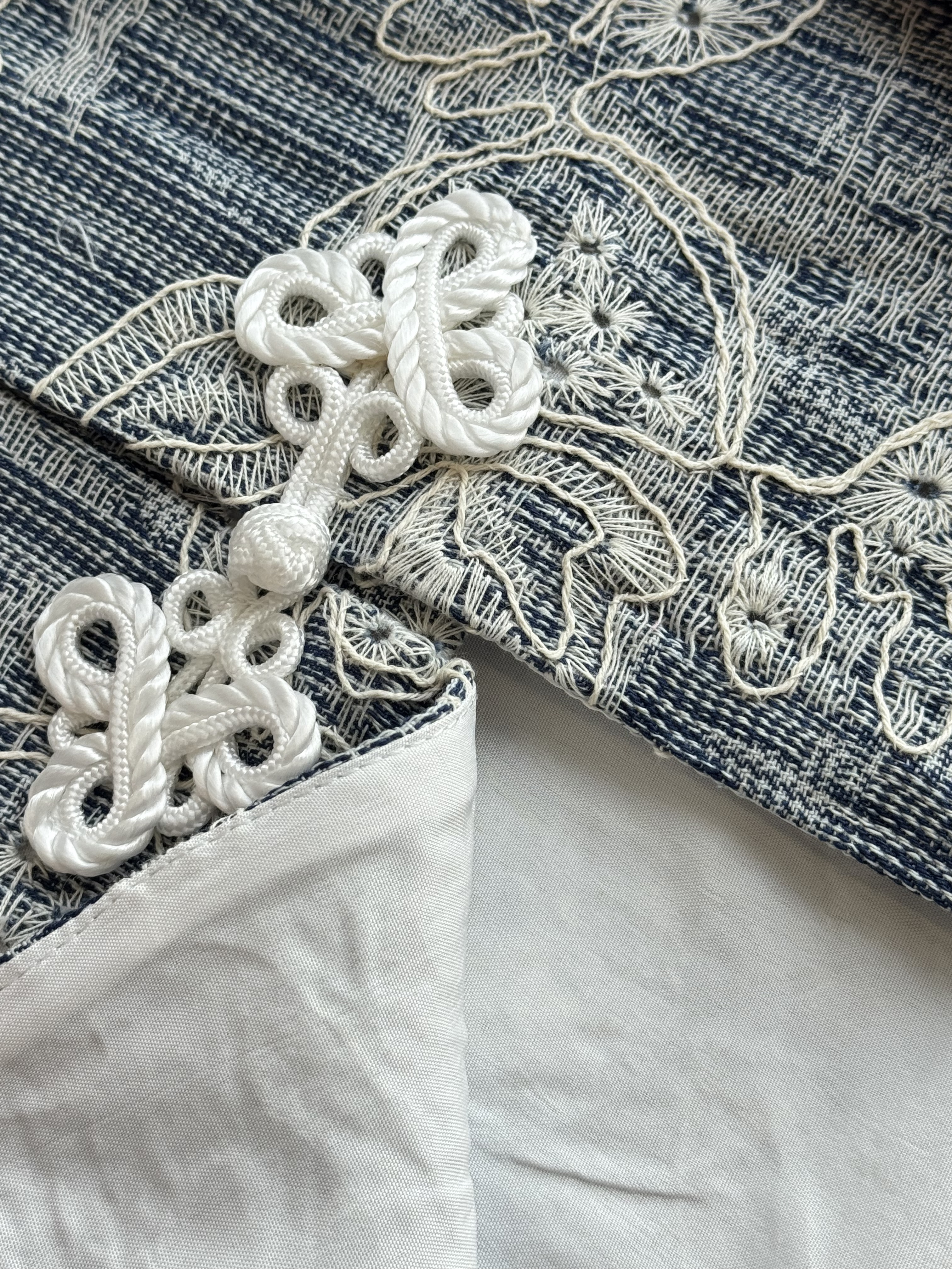 (BO-DEC) 《情侣-女》Dior Inspired牛仔刺绣马甲 