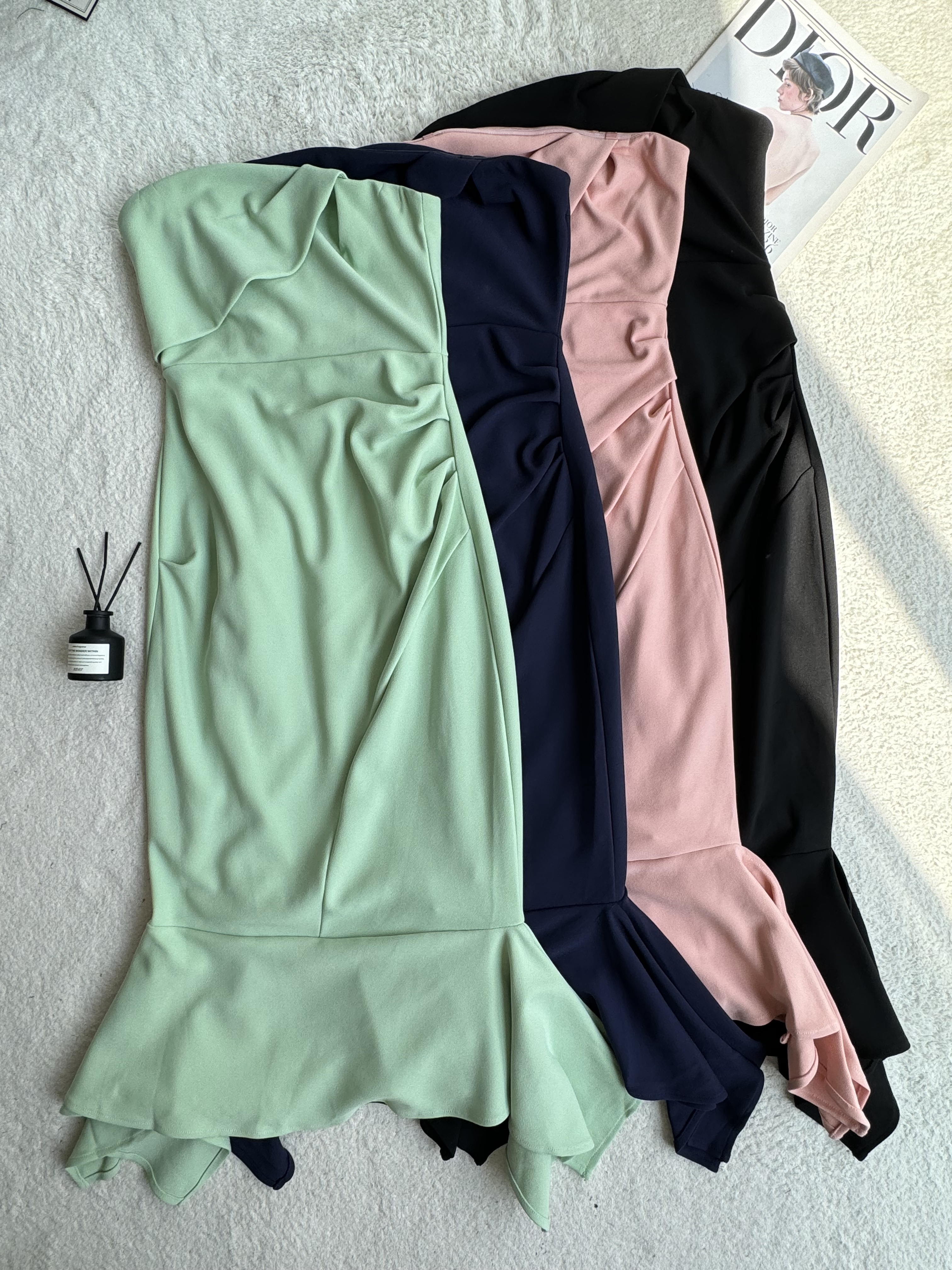 气质高雅鱼尾平口Dinner Dress