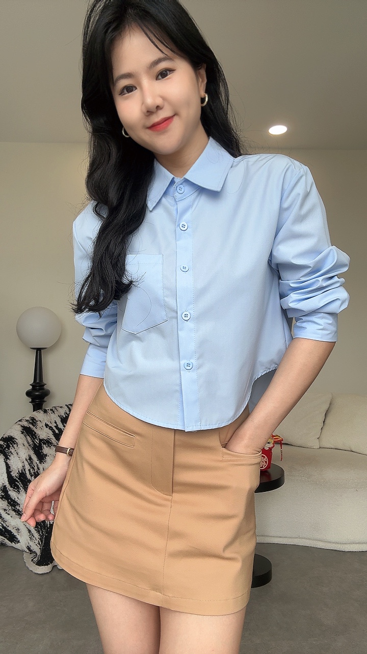 Basic 短板长袖衬衫