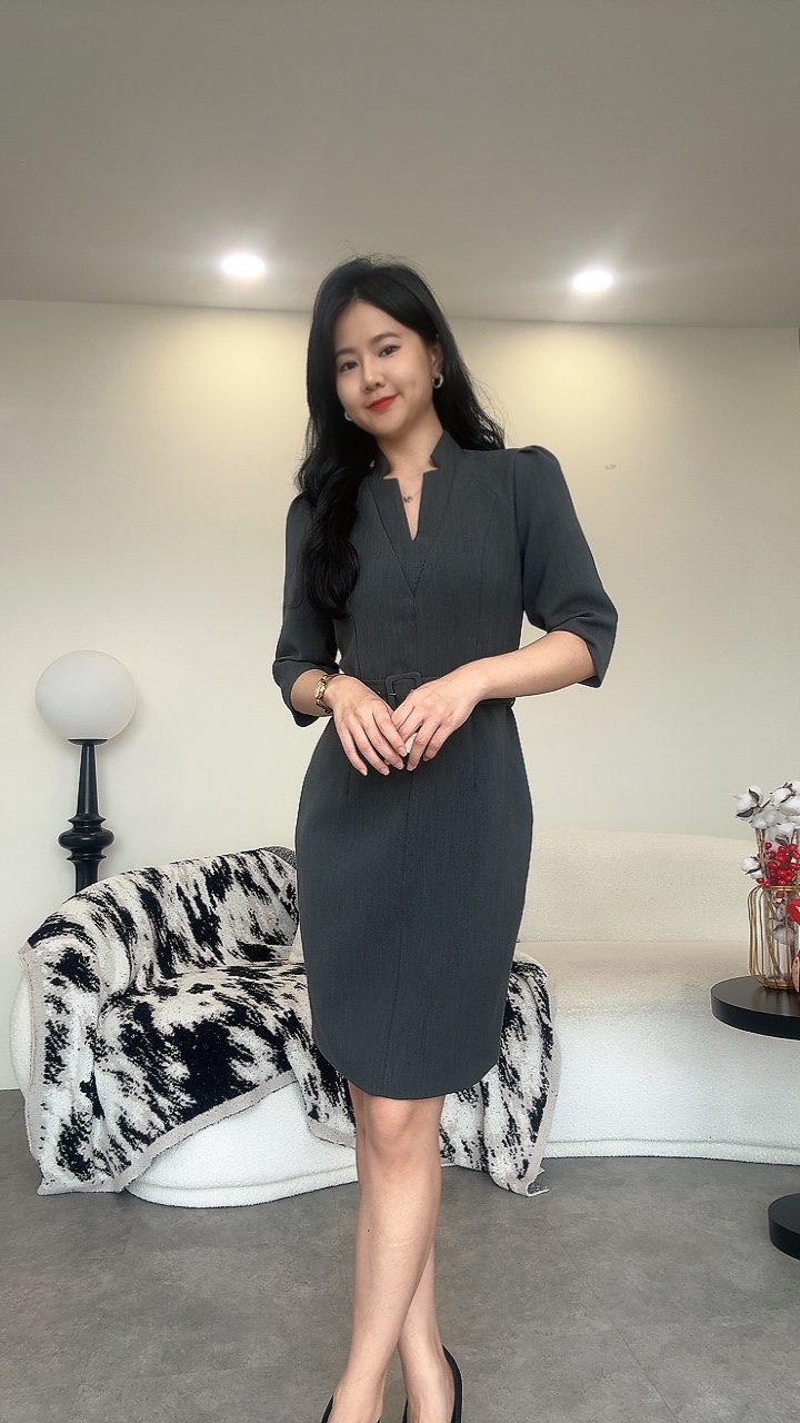 《exclusive》 高端专业中袖Dress-BELT