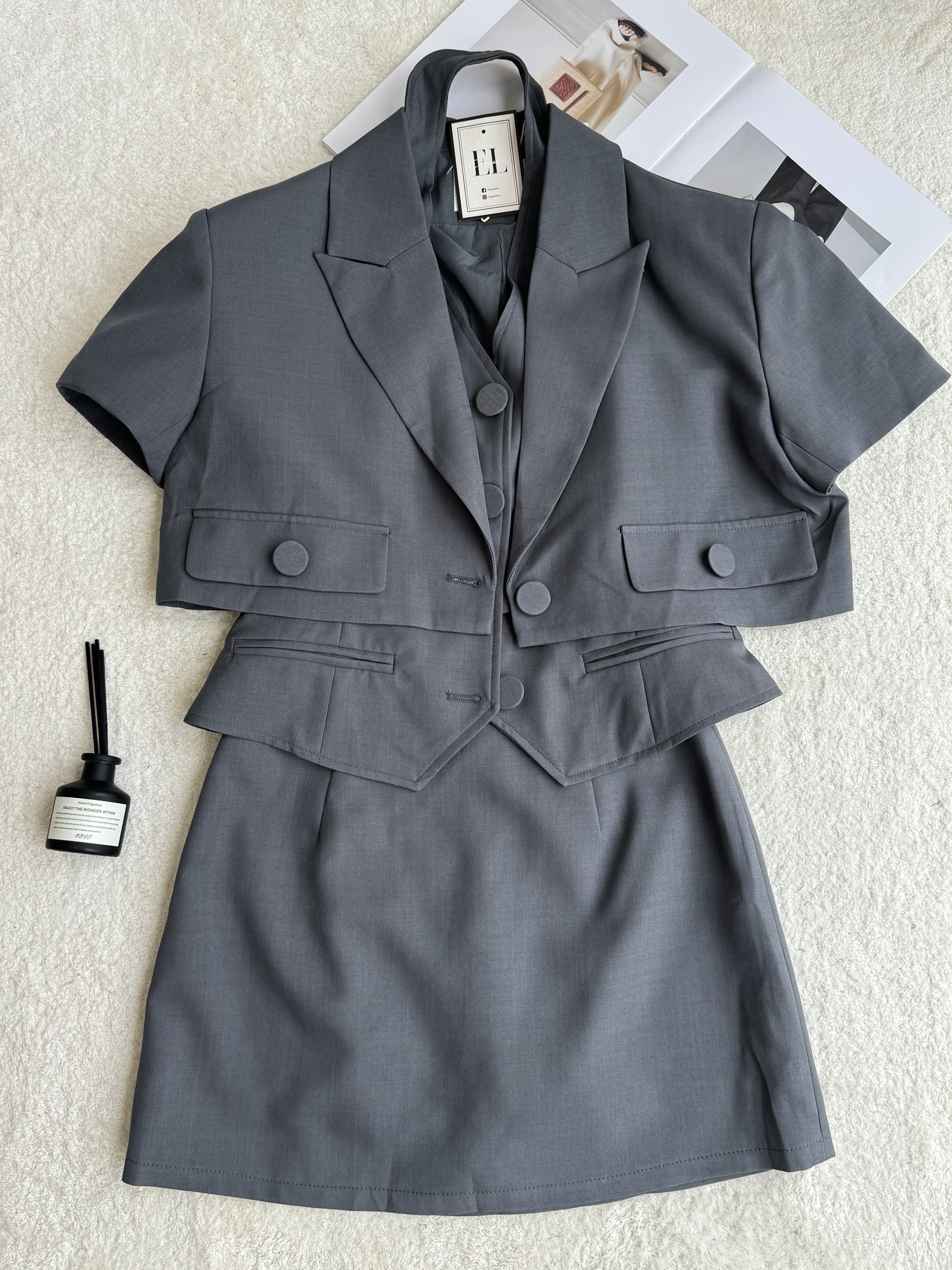 马甲西装3件套装(PO)