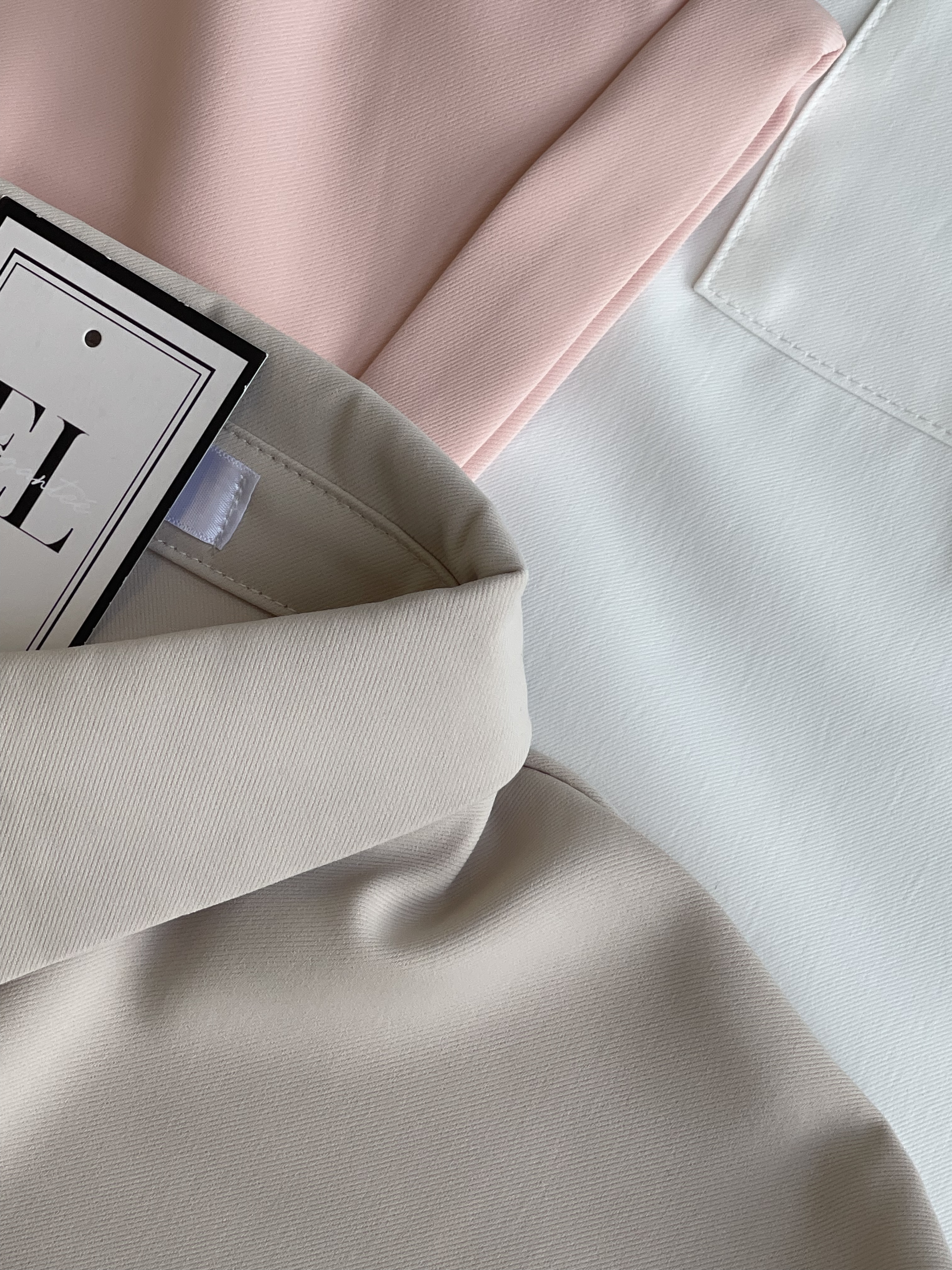 NEW滑面卷袖宽衬衫