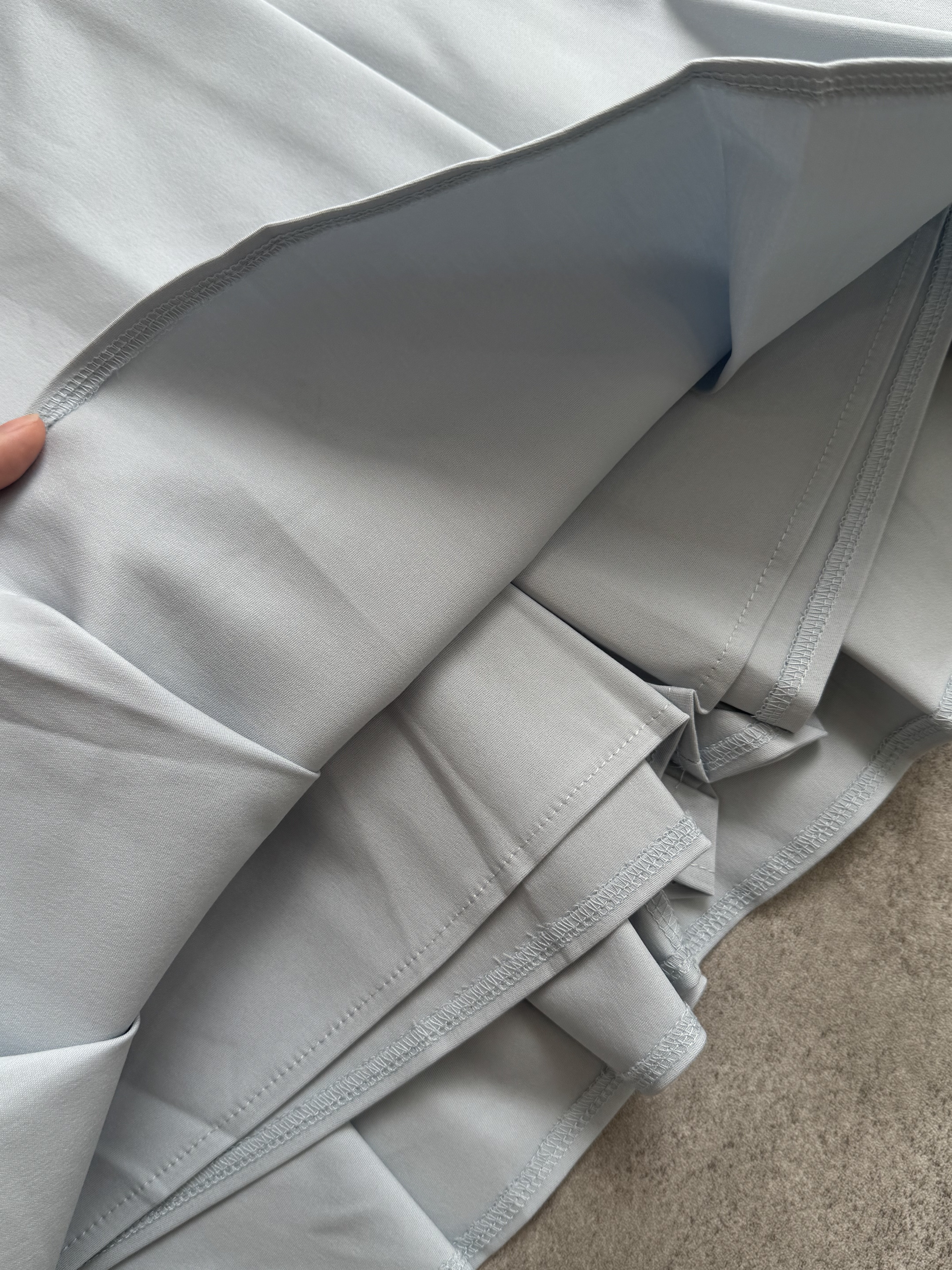 拉链皮带酷女孩短袖短裙套装 