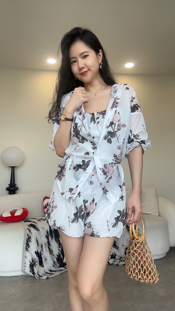 度假风艺术玫瑰三件套