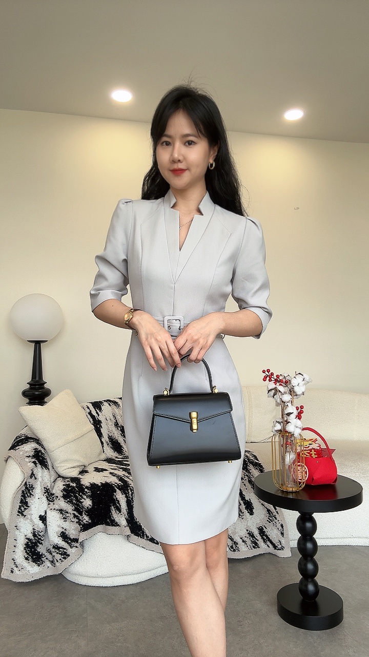 《exclusive》 高端专业中袖Dress-BELT