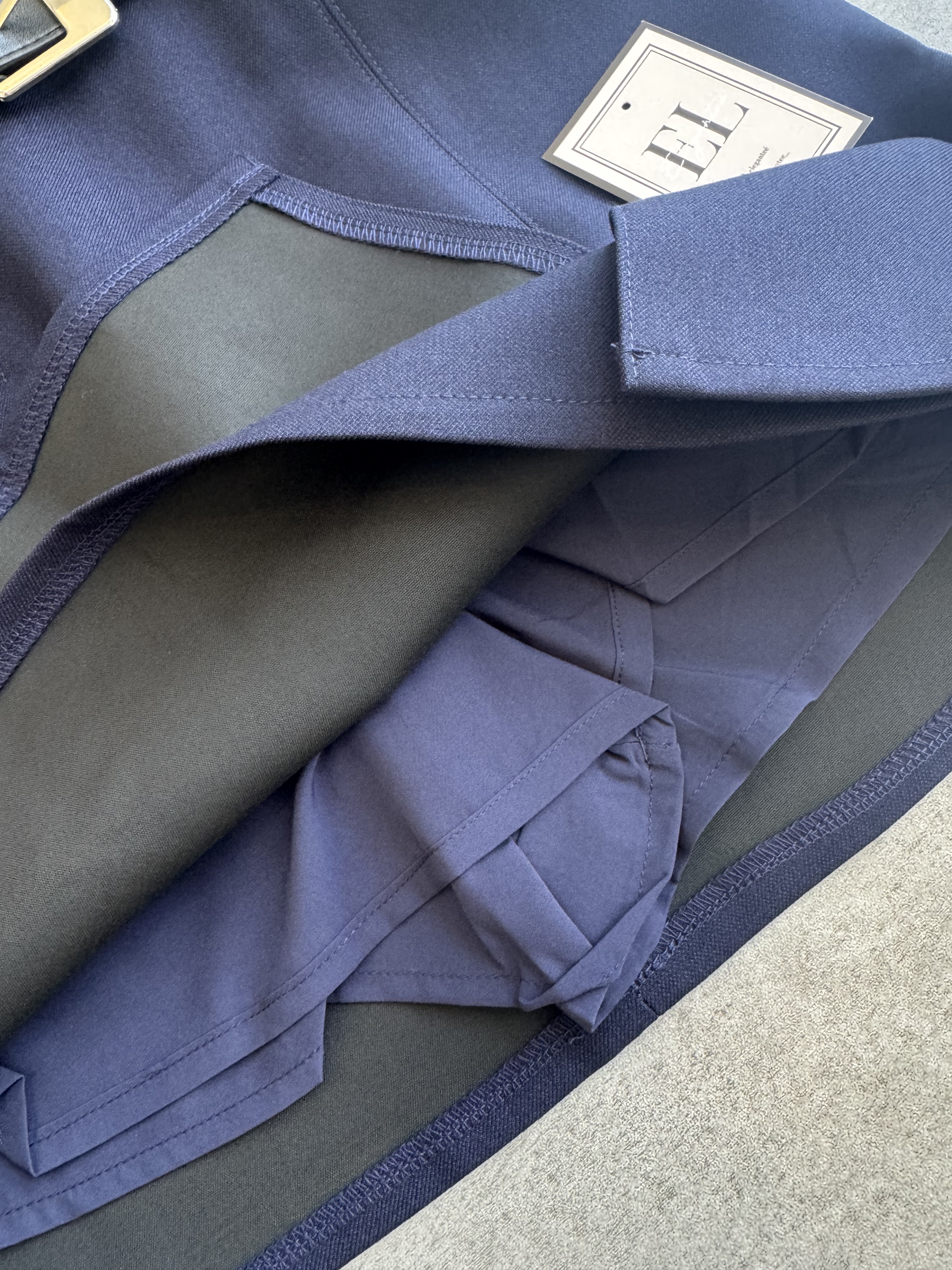 时髦侧开叉（厚西装高质感）