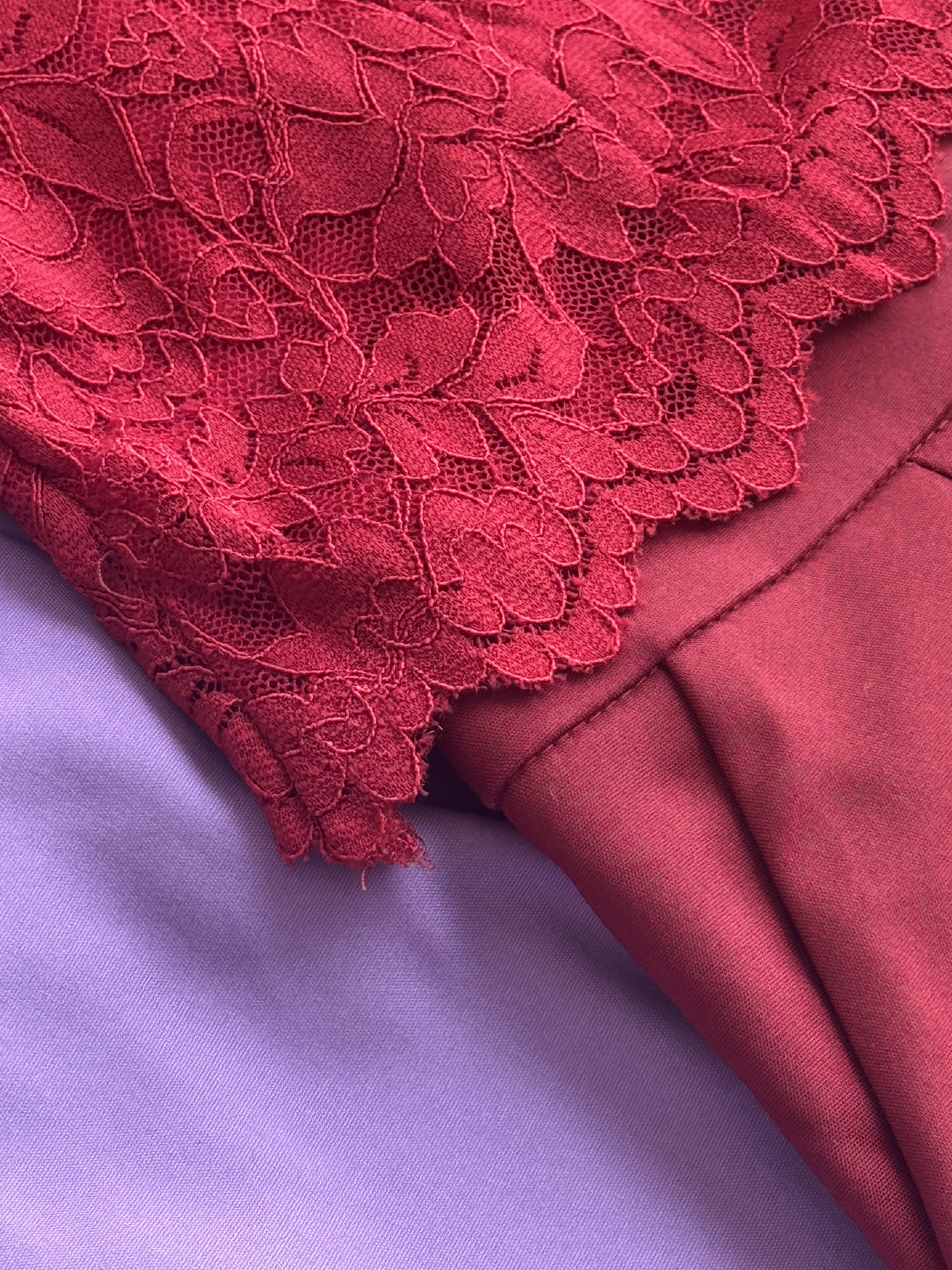 《新年》蕾丝旗袍短裙套装