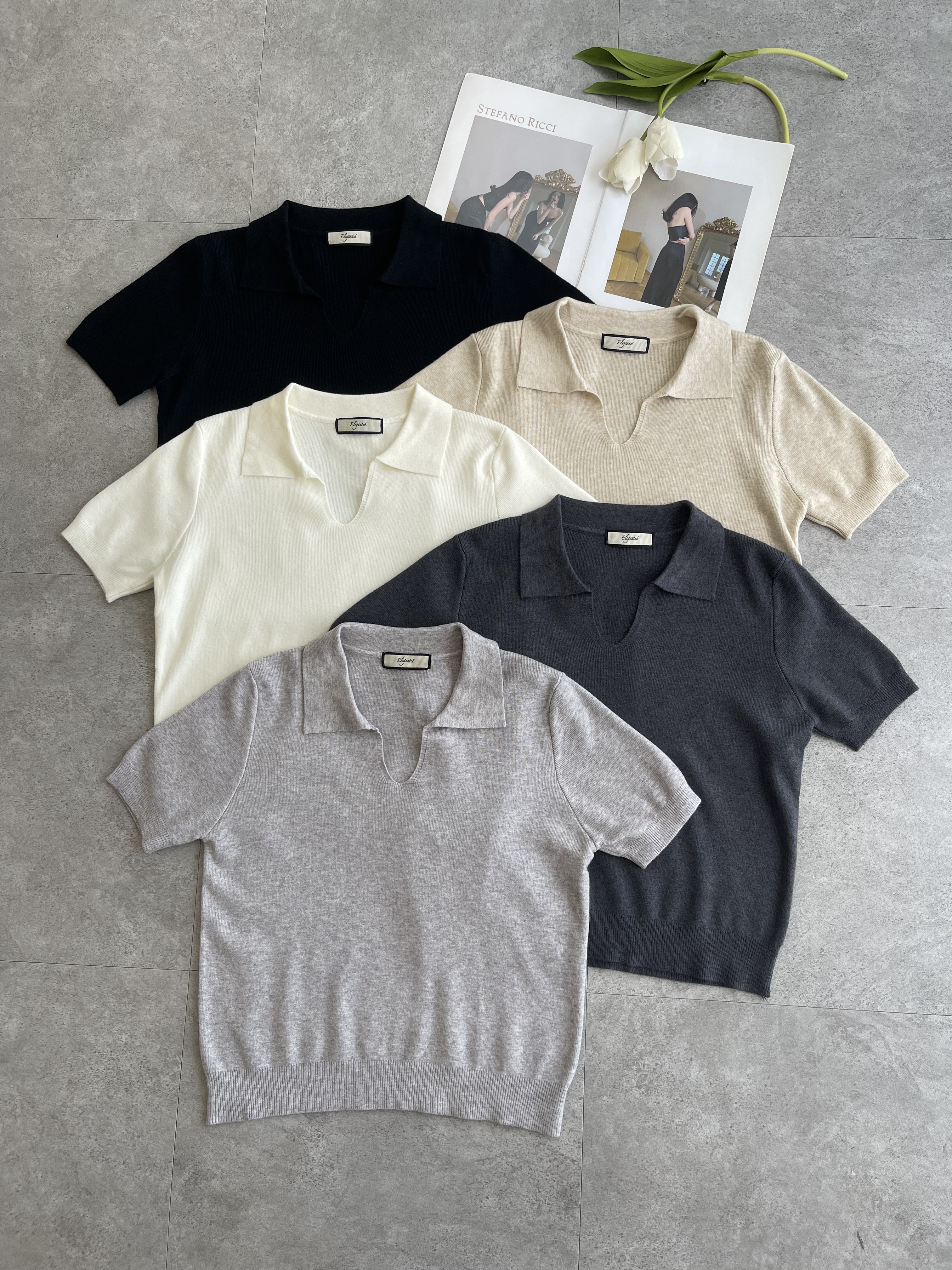 Golf风针织Polo Tee