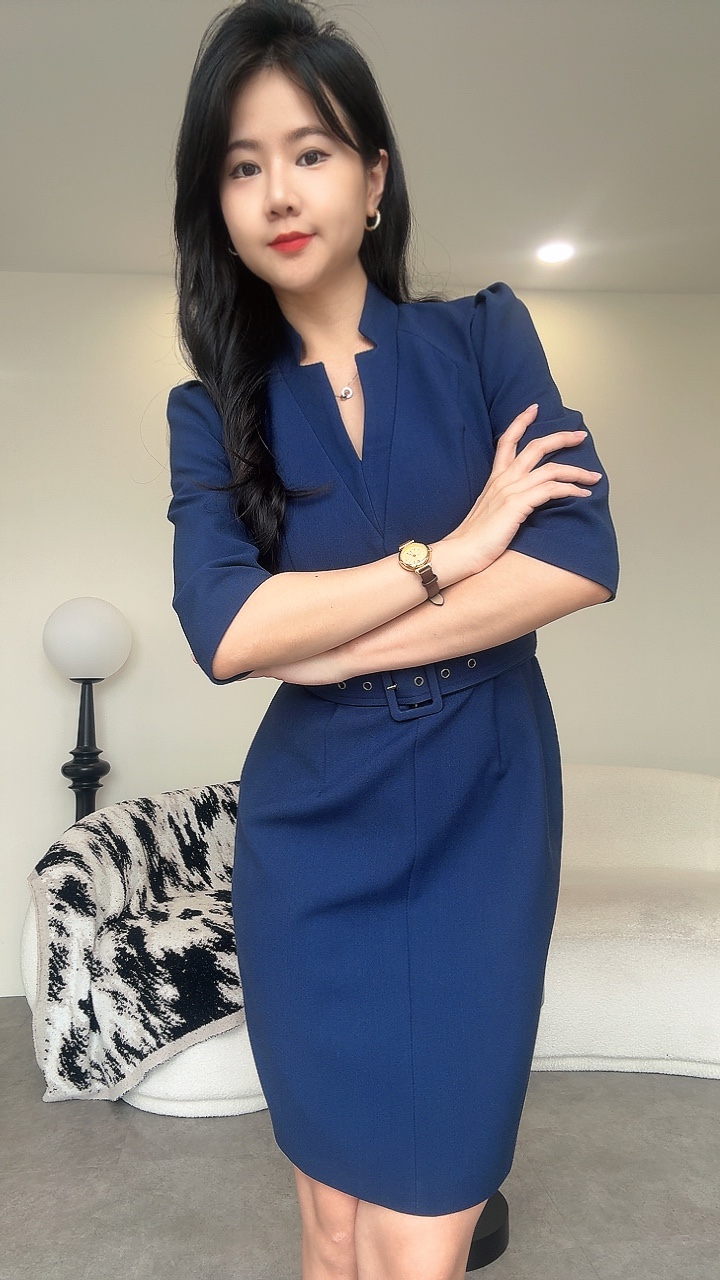 《exclusive》 高端专业中袖Dress-BELT