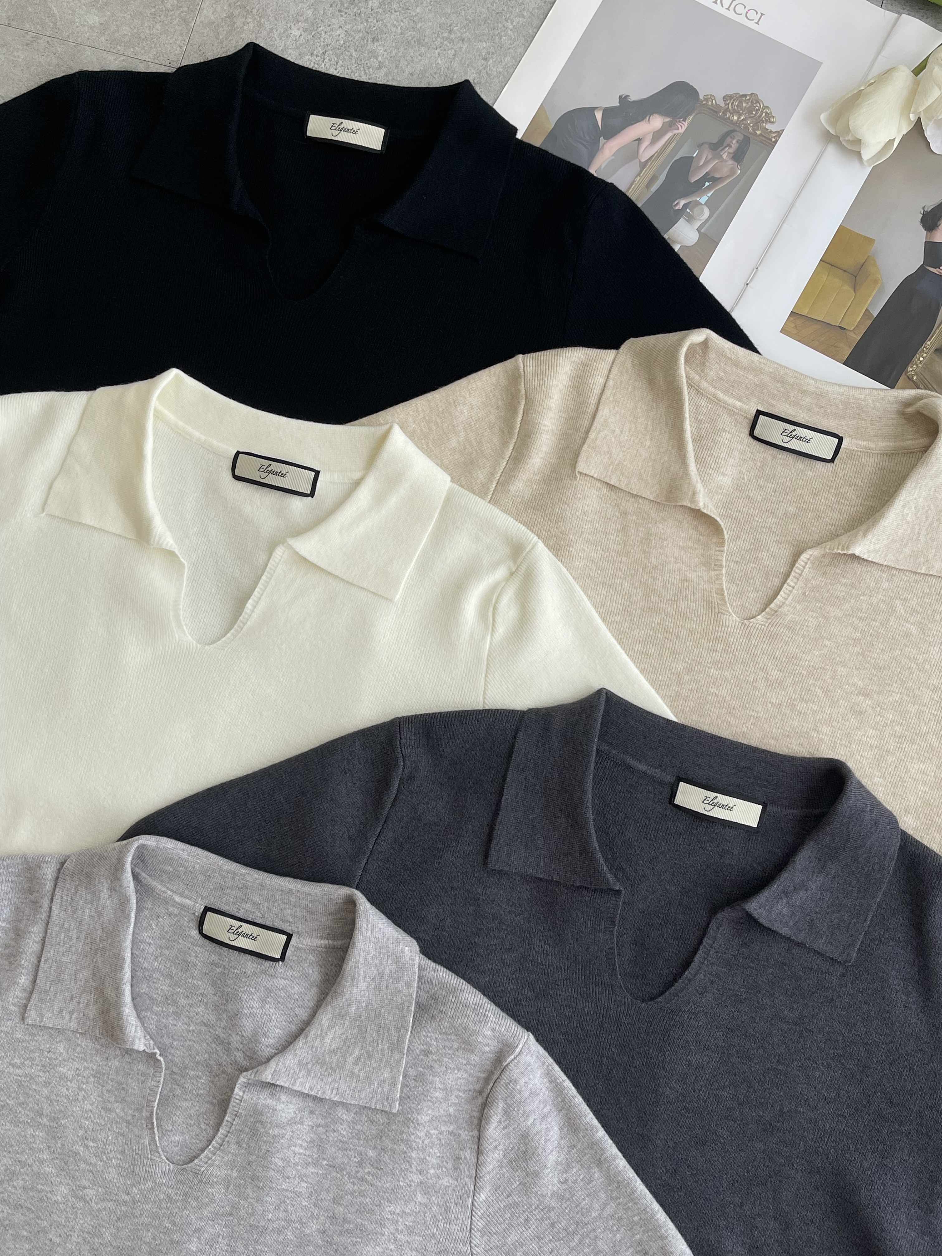 Golf风针织Polo Tee