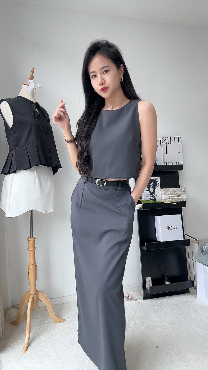 滑面内Cut Top套装