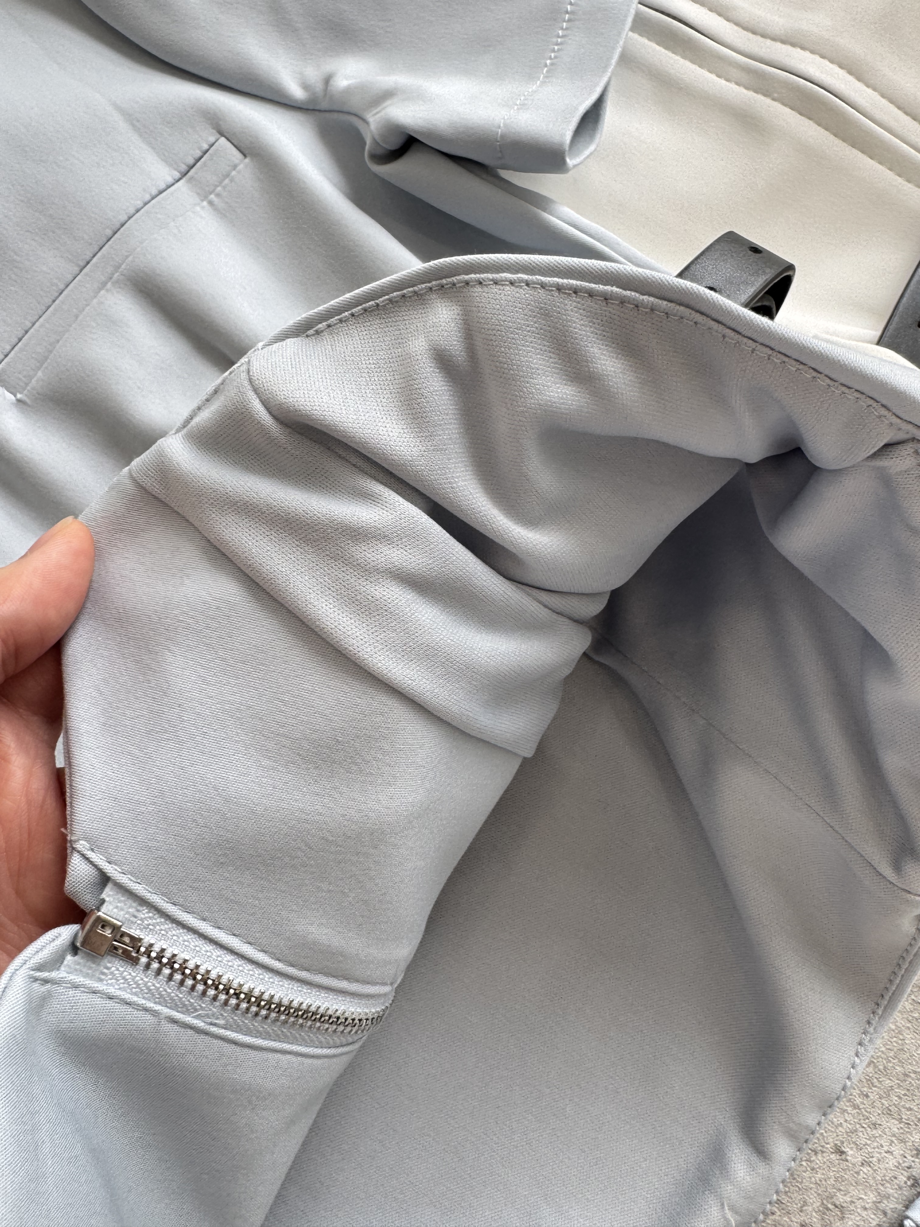 拉链皮带酷女孩短袖短裙套装 