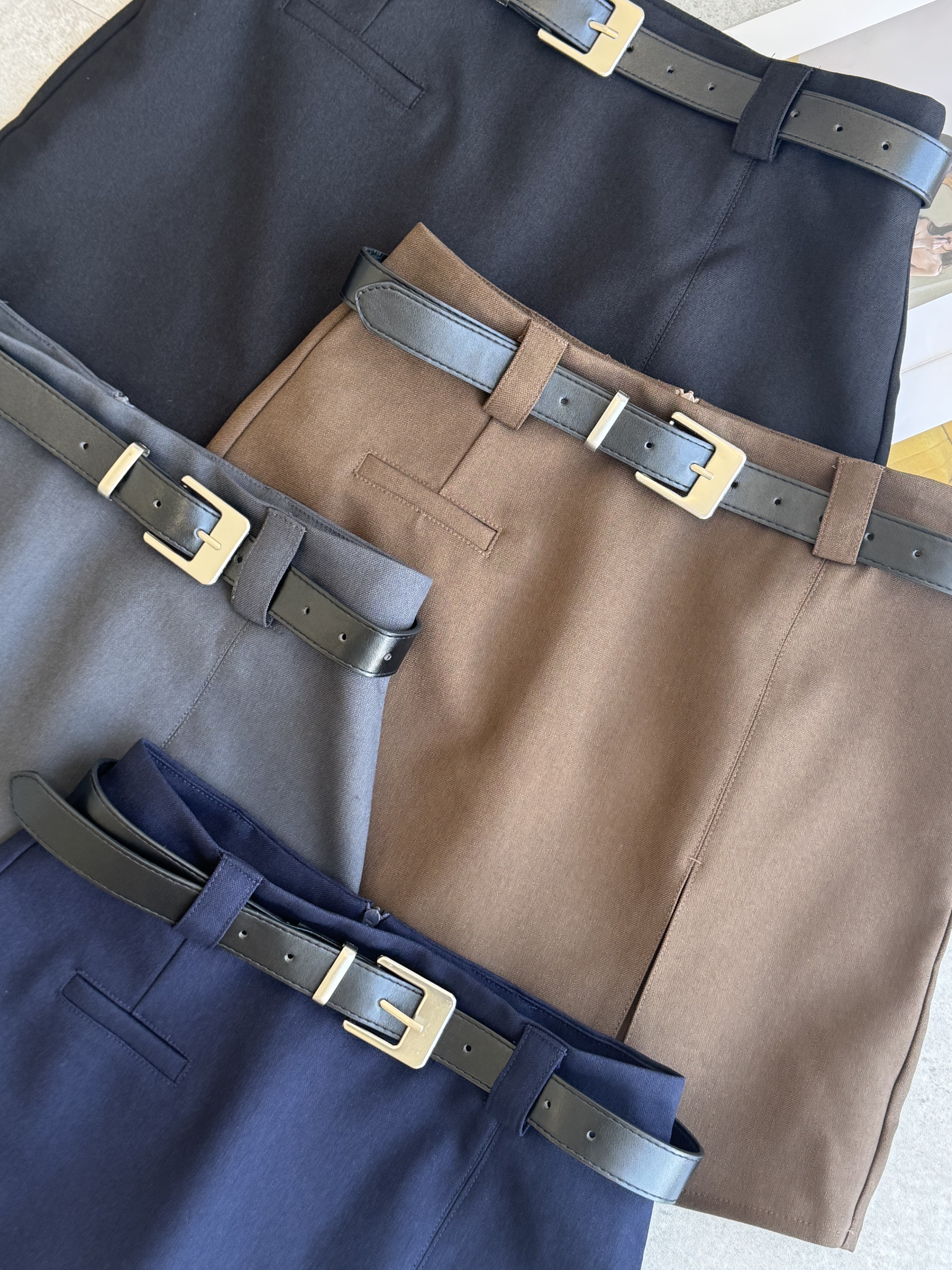 时髦侧开叉（厚西装高质感）