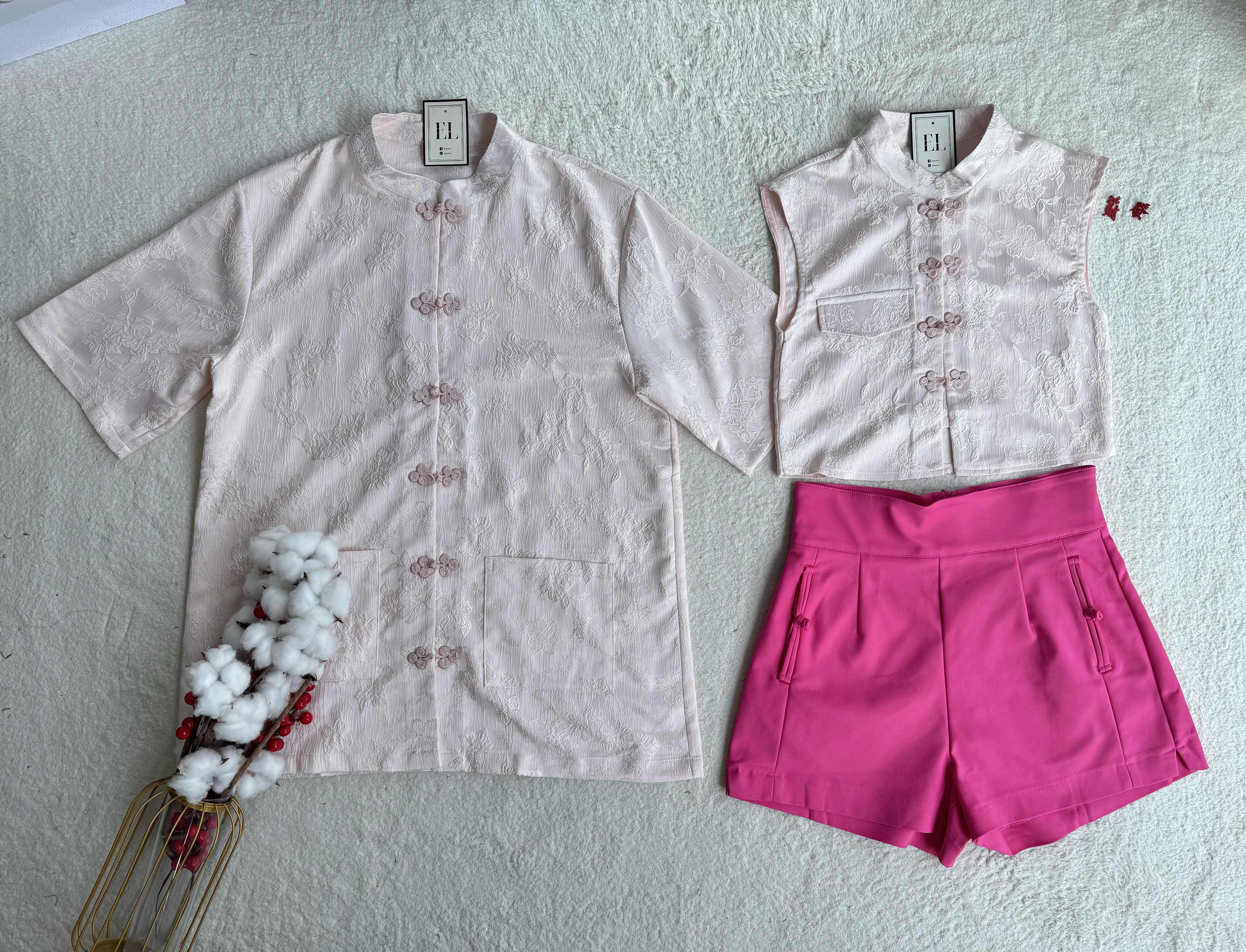 （情侣-男）暗花刺绣唐装