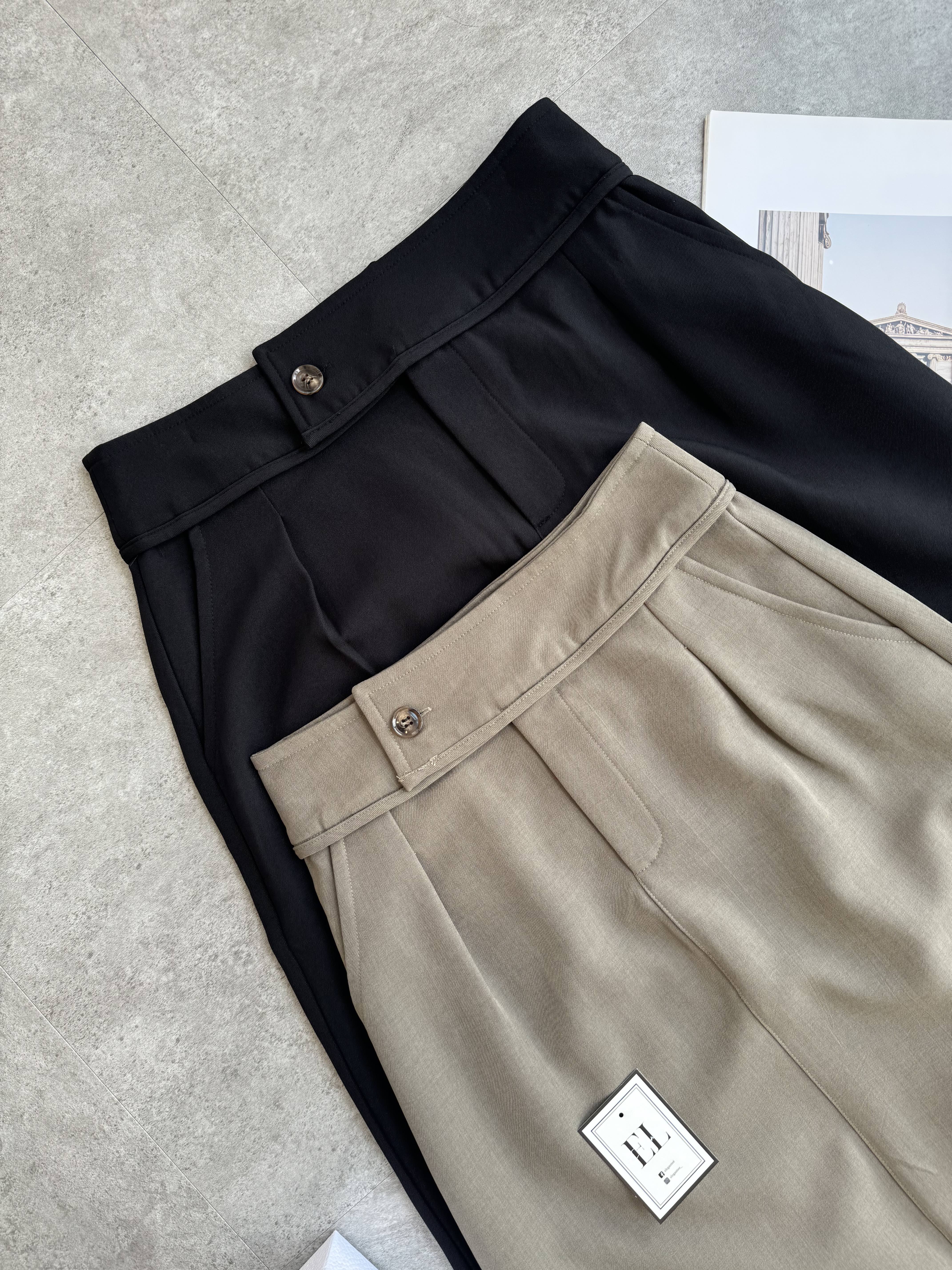 T型扣 半身长裙