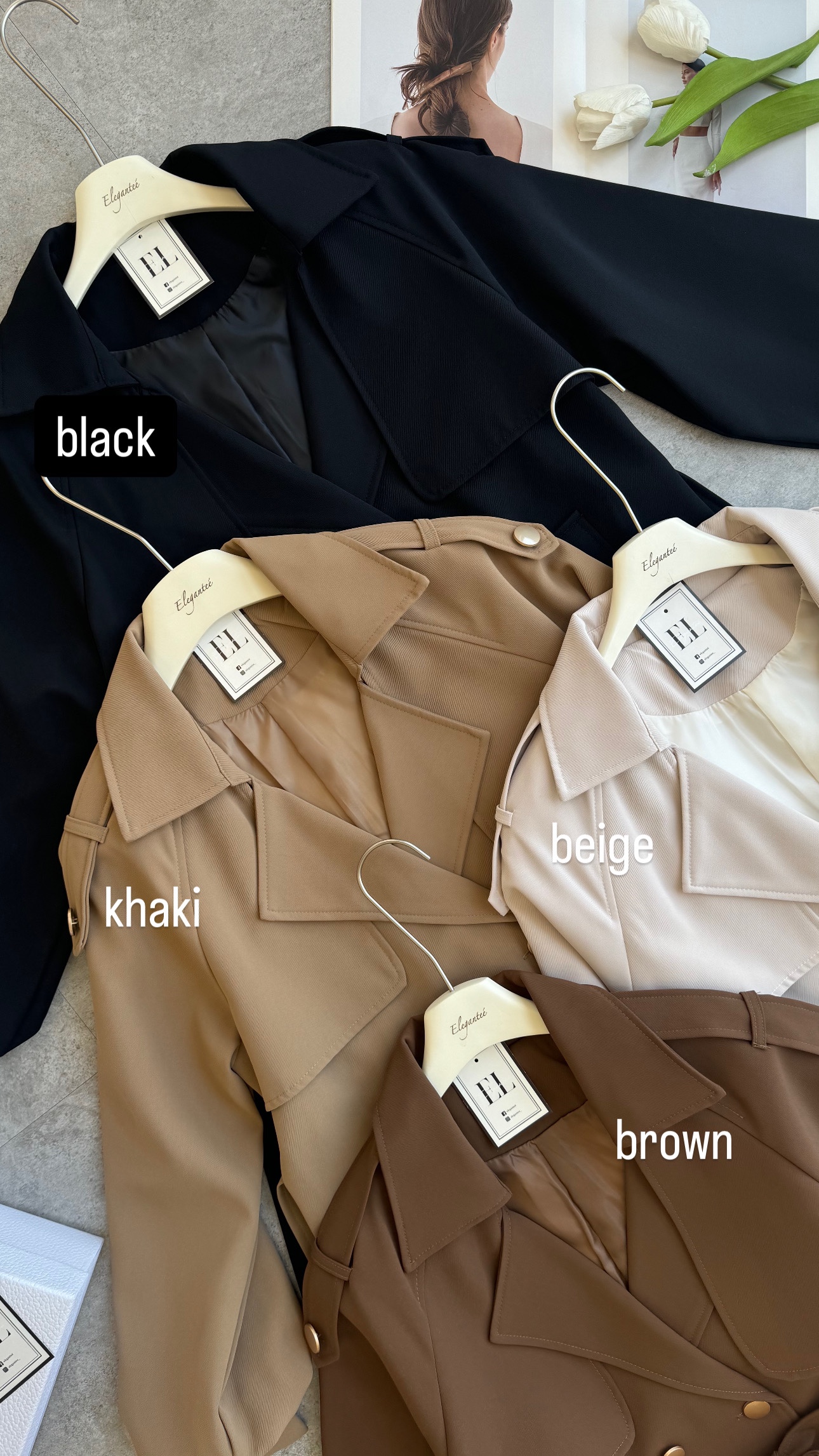 可爱泡芙袖风衣