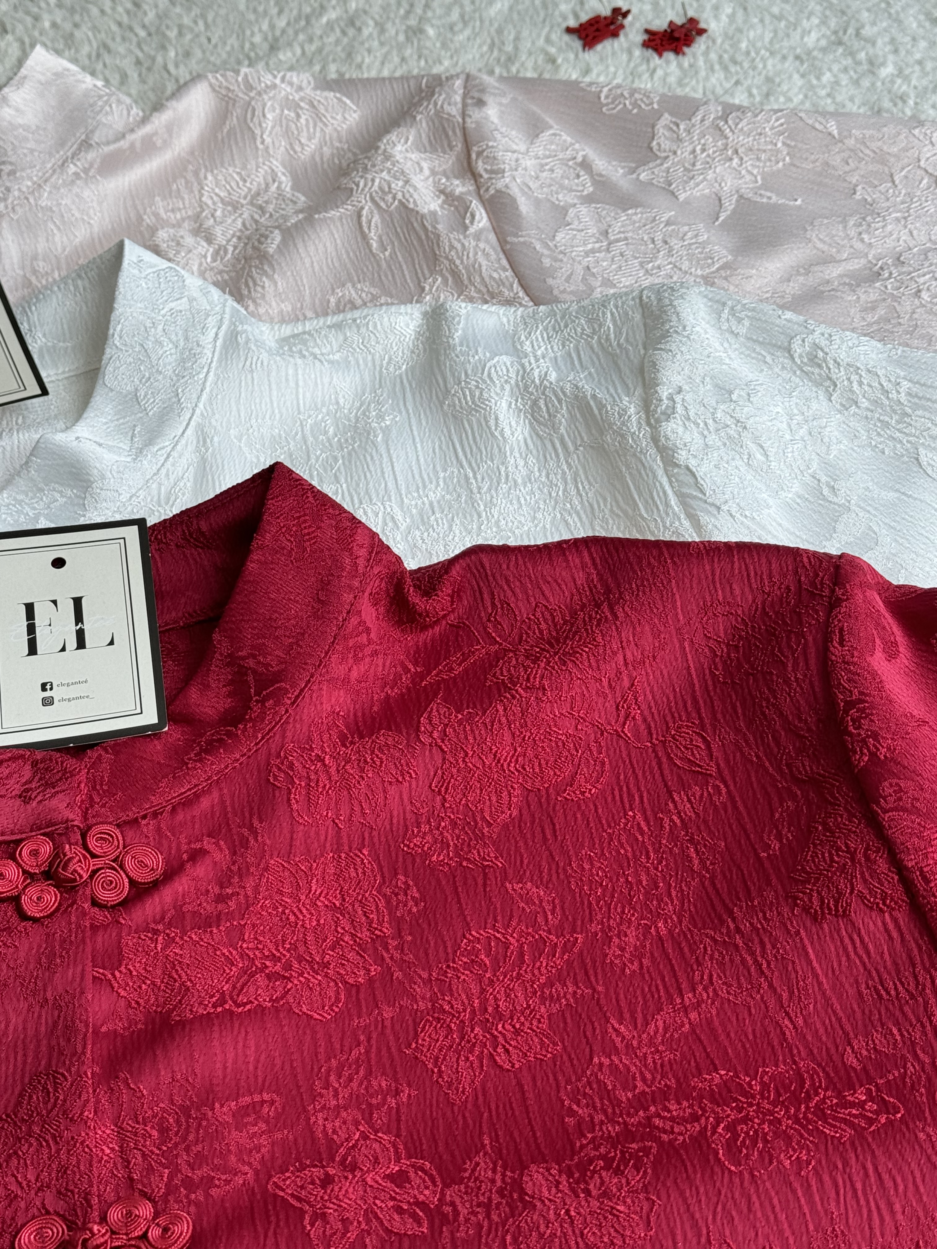 （情侣-男）暗花刺绣唐装