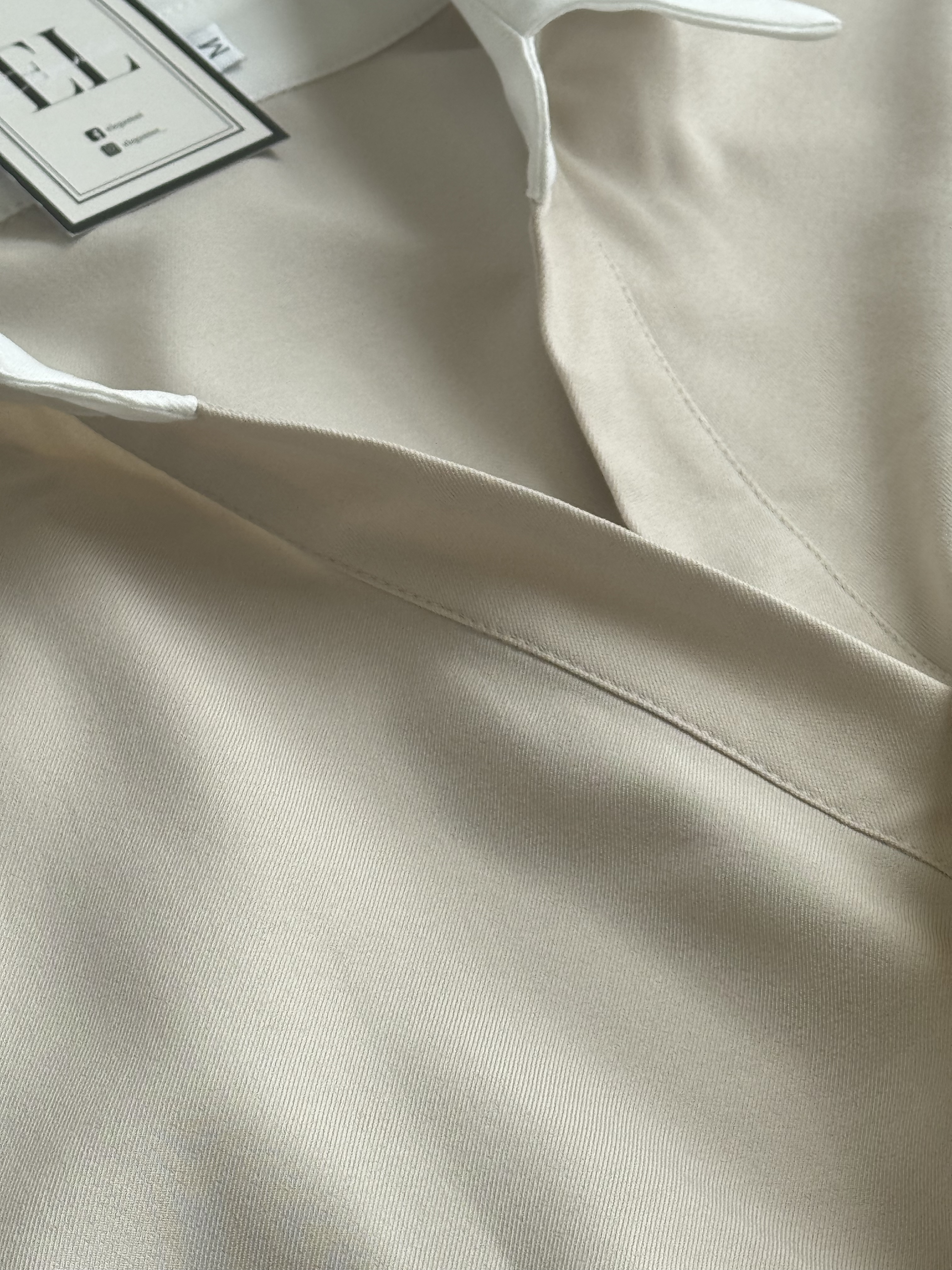 复古气质腰褶皱拼色Dress