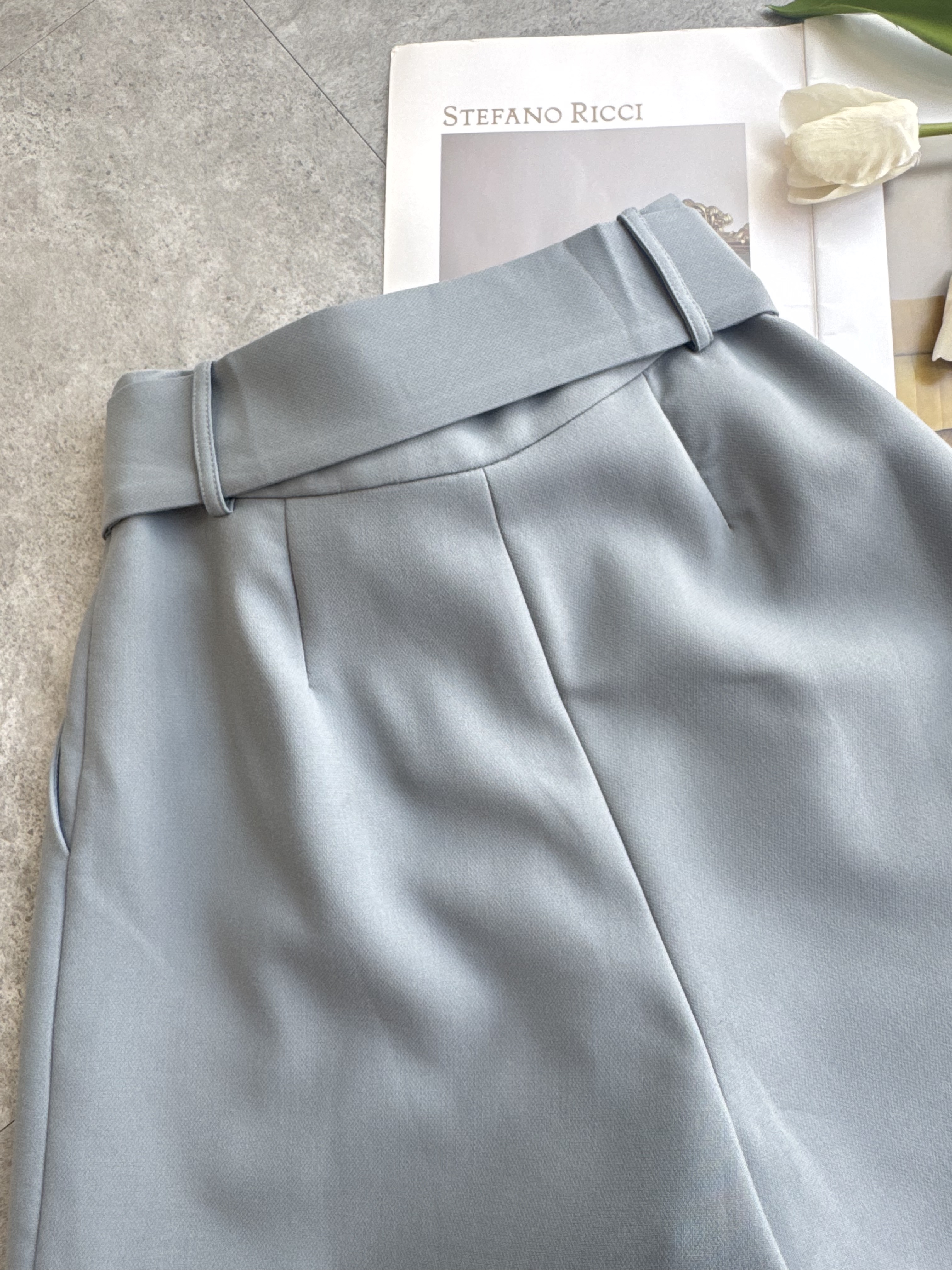 《高品》 蝴蝶绑带4分裤