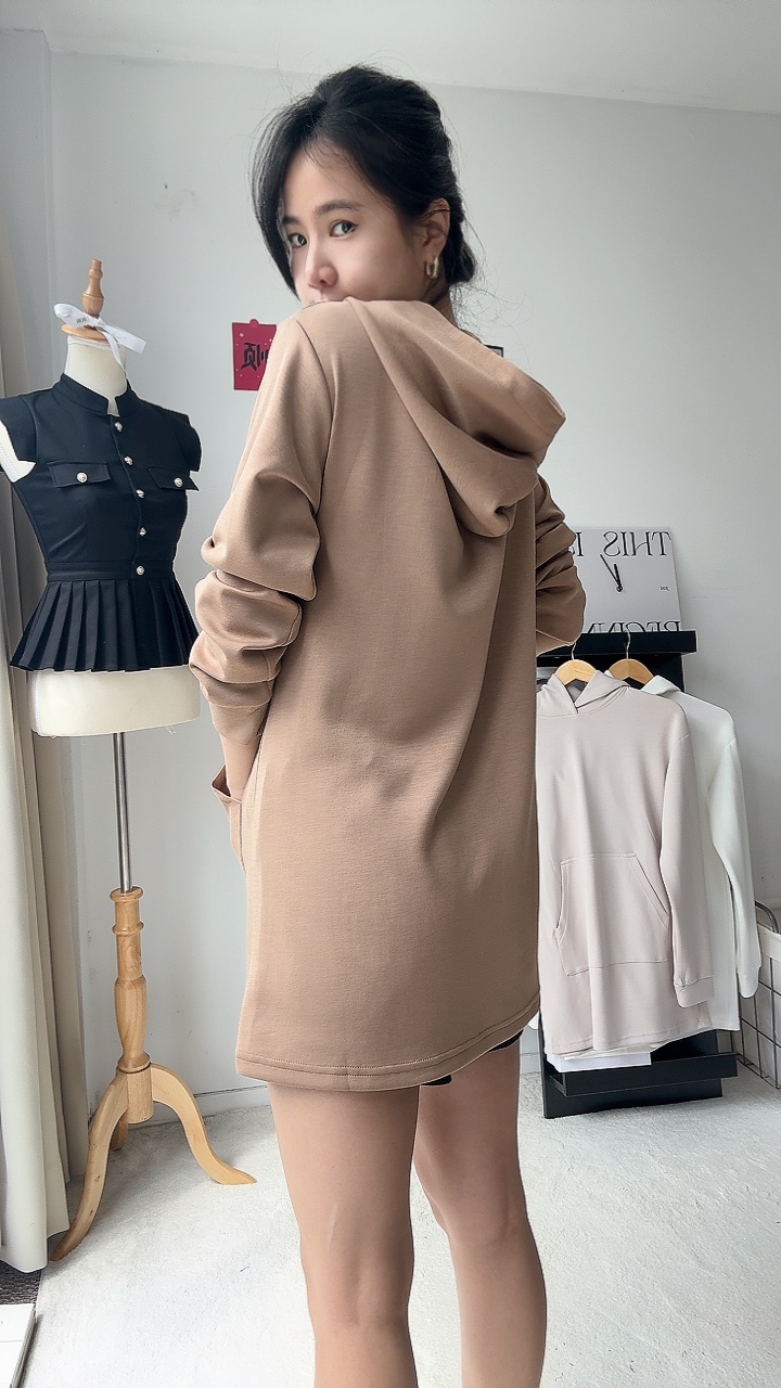 BabySkin柔软长Hoodie