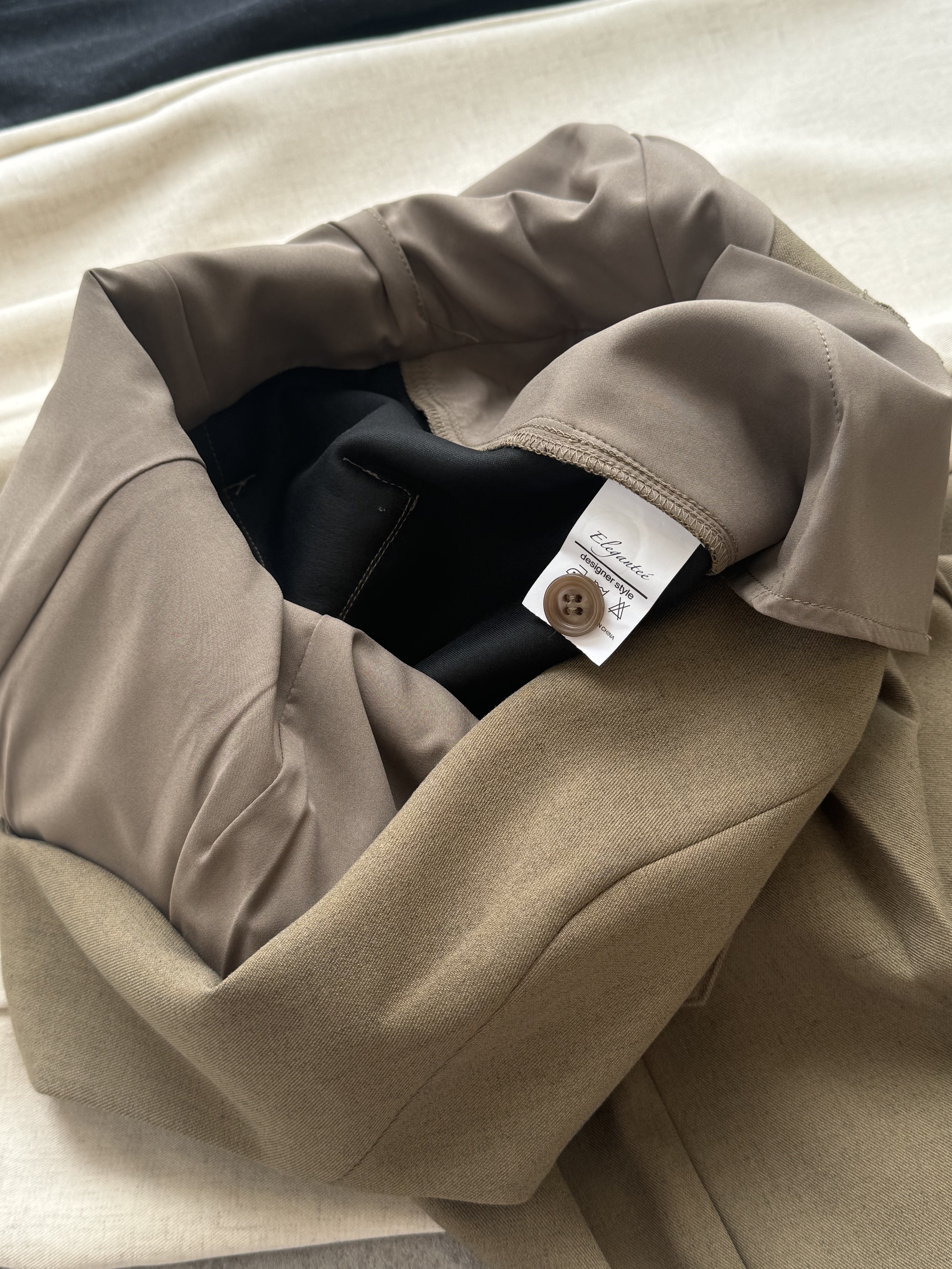 《EL高级系列》 西装纹路连体裤