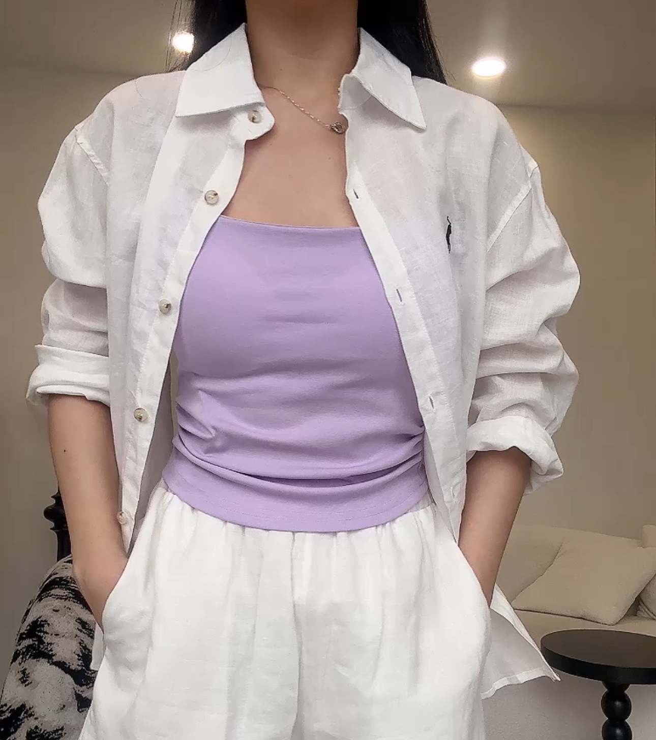 收腰皱褶吊带背心（热销🔥）