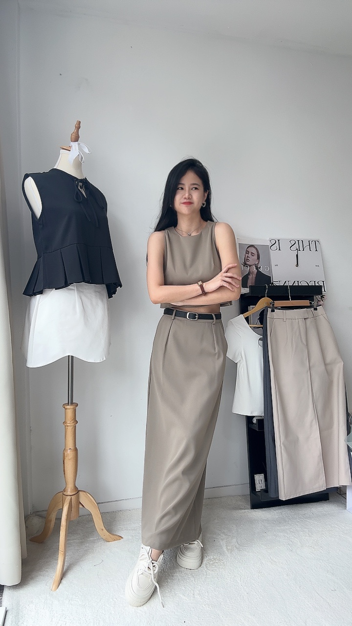 滑面内Cut Top套装